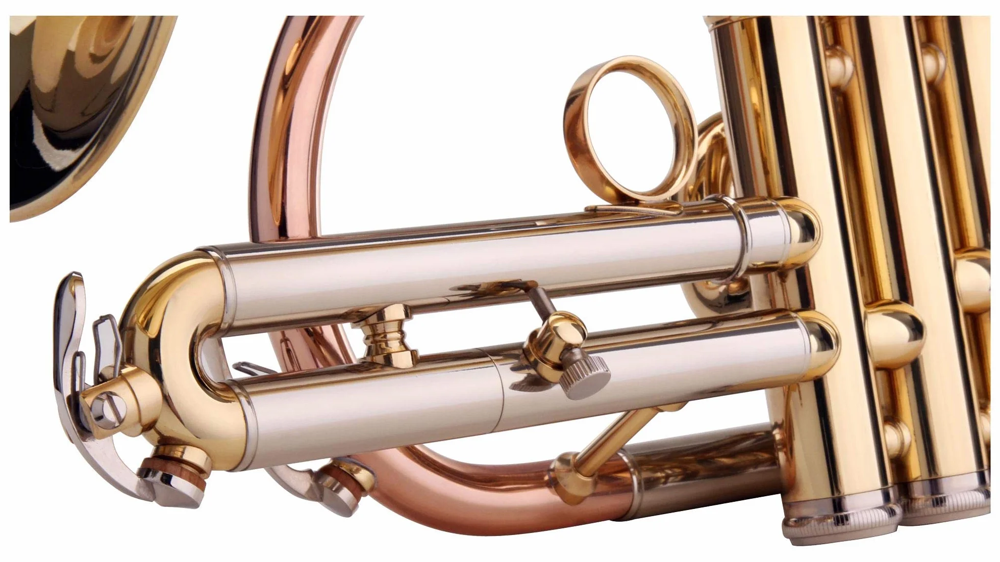Classic Cantabile CR-400L Cornet en Sib laiton pistons inox coulisse maillechort étui embouchure doré
