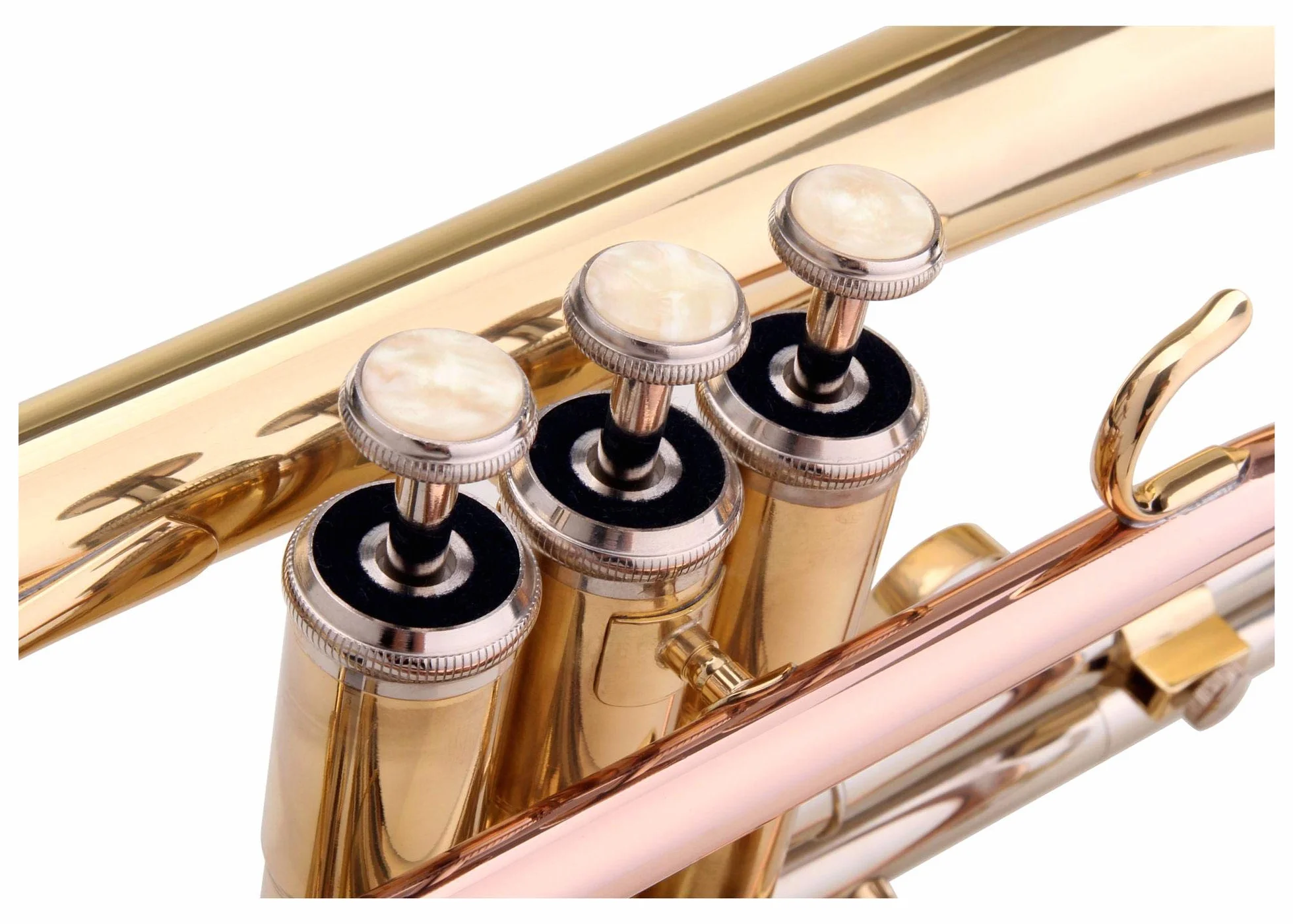 Classic Cantabile CR-400L Cornet en Sib laiton pistons inox coulisse maillechort étui embouchure doré