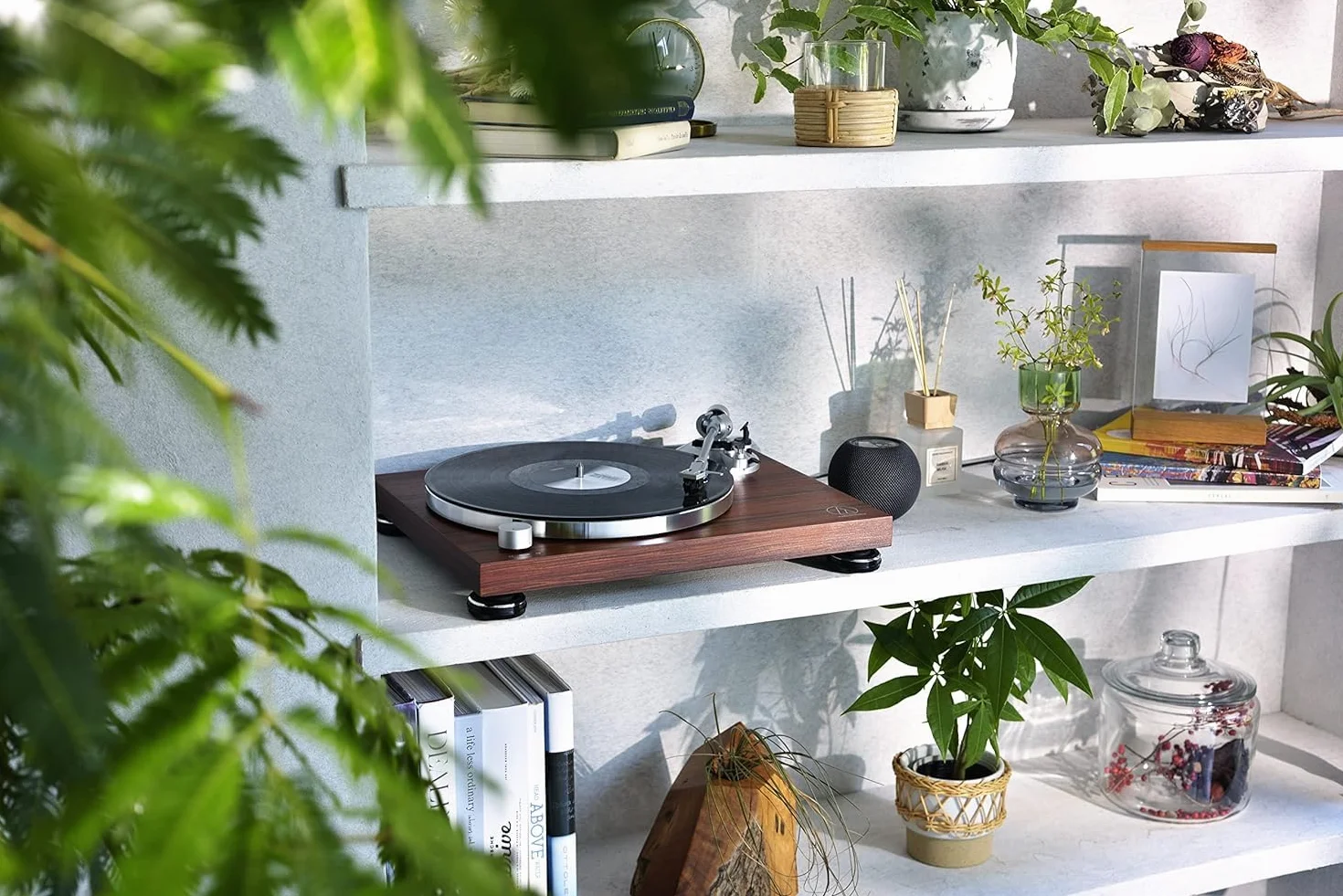 Audio-Technica LPW50BTRW Platine Vinyle Sans Fil à Entraînement par Courroie Palissandre