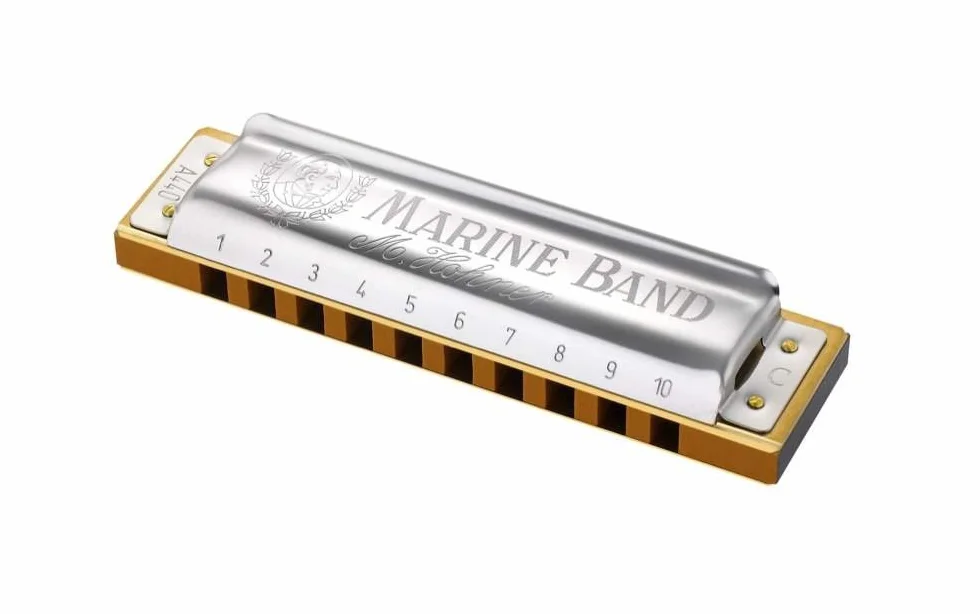 Hohner Marine Band 1896BL harmonica clé de D