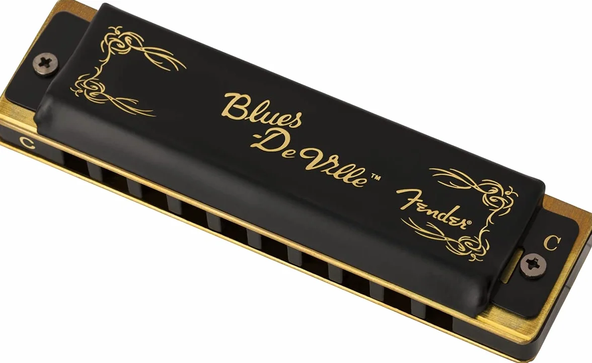 Fender Blues Deville Harmonica, Clé de C, Bronze Phosphoreux