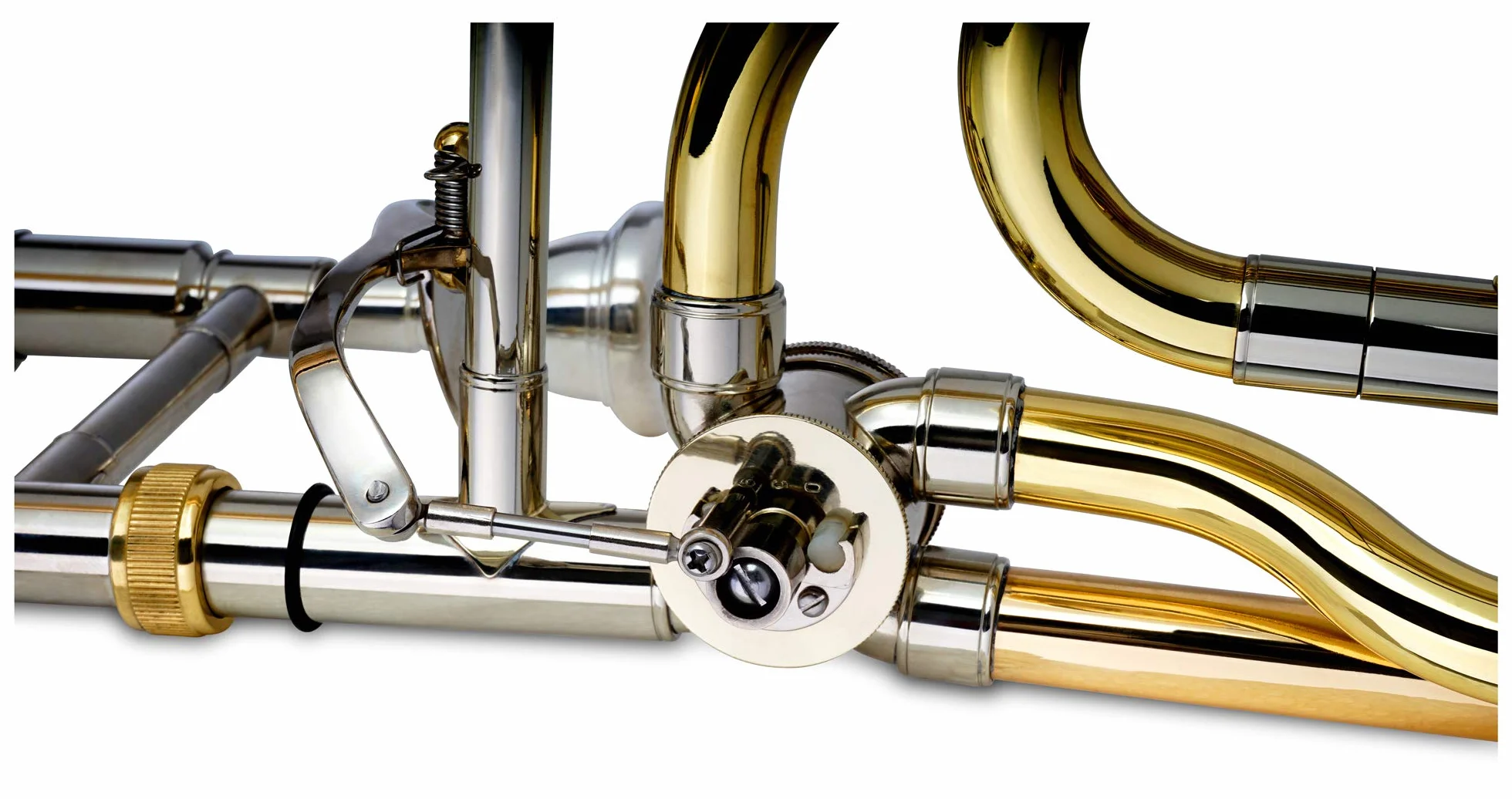 Classic Cantabile QP-42 Trombone Quart Bb/F Pavillon laiton doré 215 mm 13,89 mm