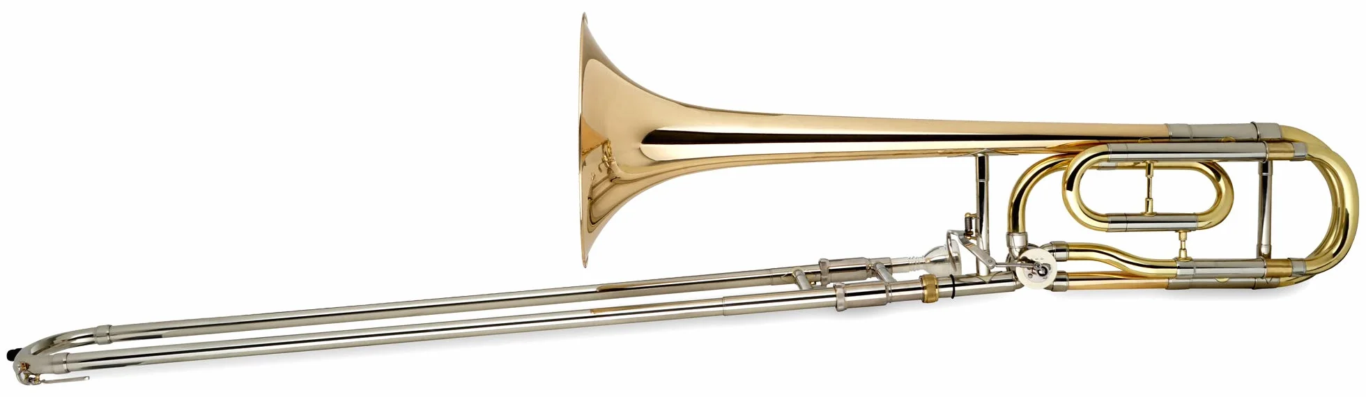 Classic Cantabile QP-42 Trombone Quart Bb/F Pavillon laiton doré 215 mm 13,89 mm