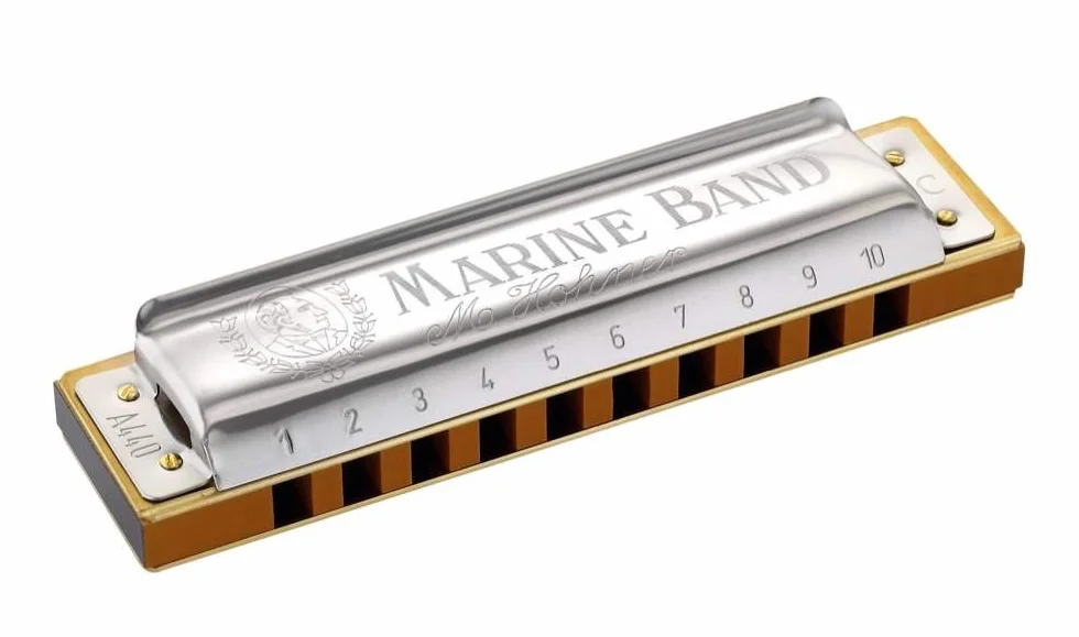 Hohner Marine Band 1896BL harmonica clé de D