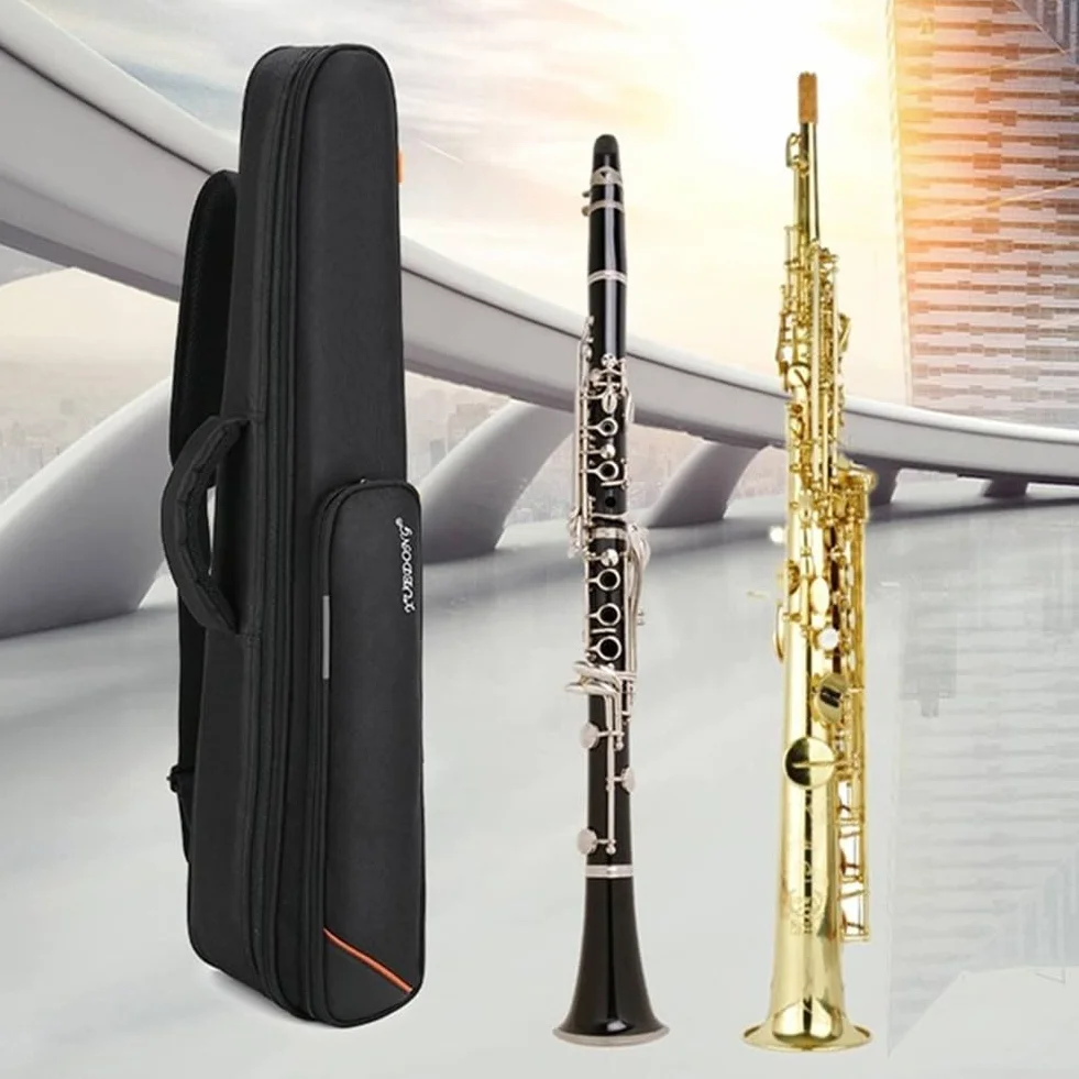 Étui durable pour saxophone résistant aux chocs et étanche pour mini saxophone clarinette instruments à vent électroniques