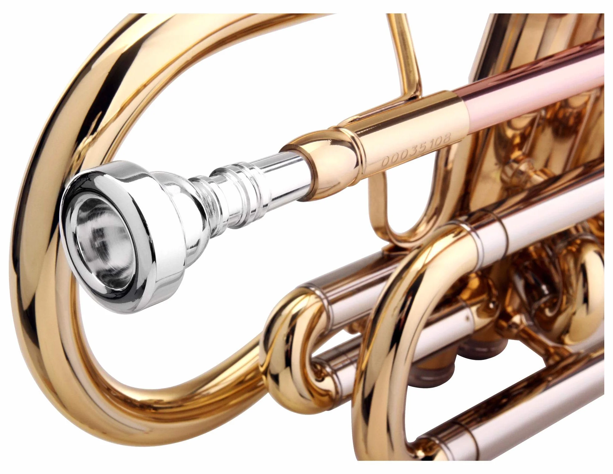Classic Cantabile CR-400L Cornet en Sib laiton pistons inox coulisse maillechort étui embouchure doré