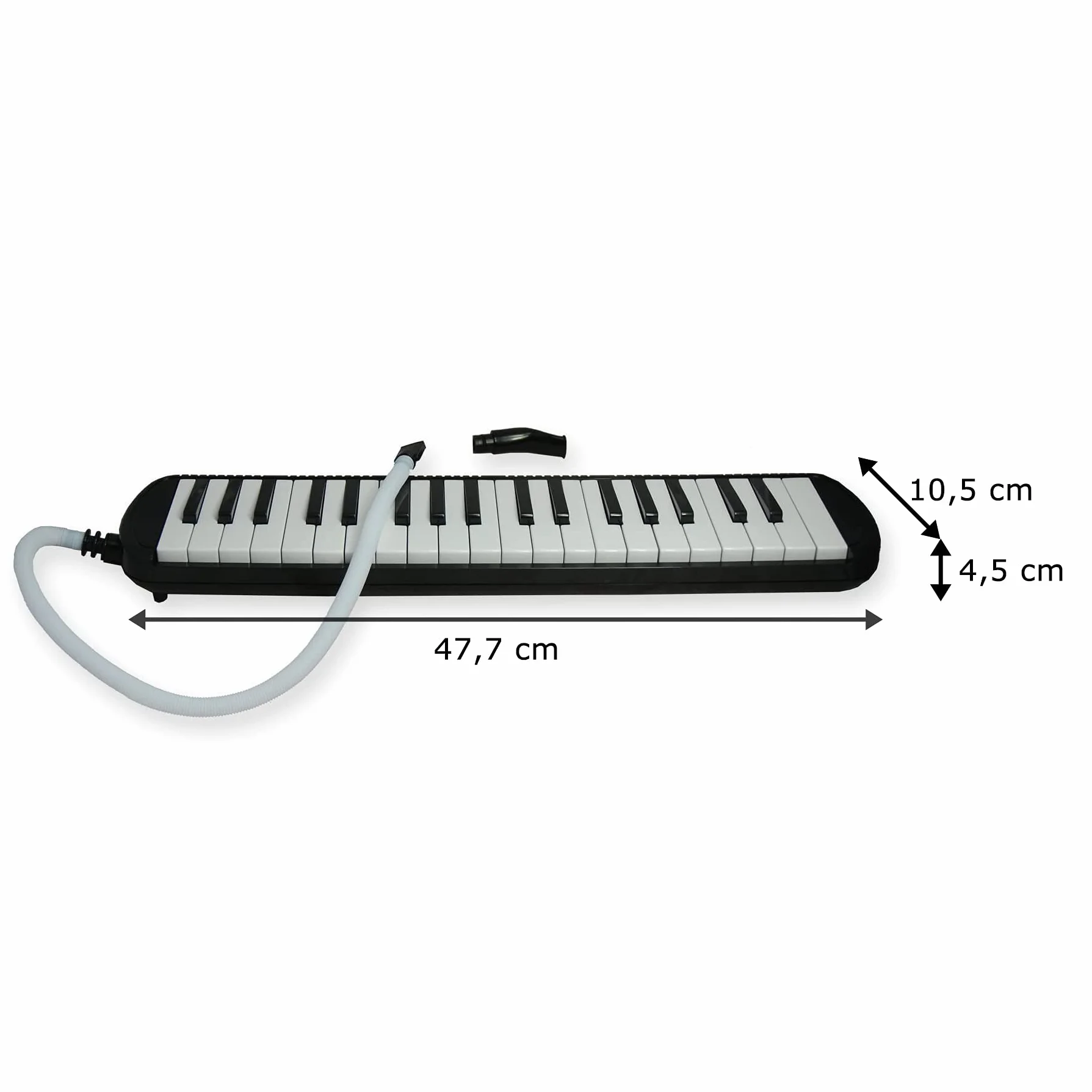 Melodica TMD-137 37 Touches avec Étui, Embouchure et Tuyau