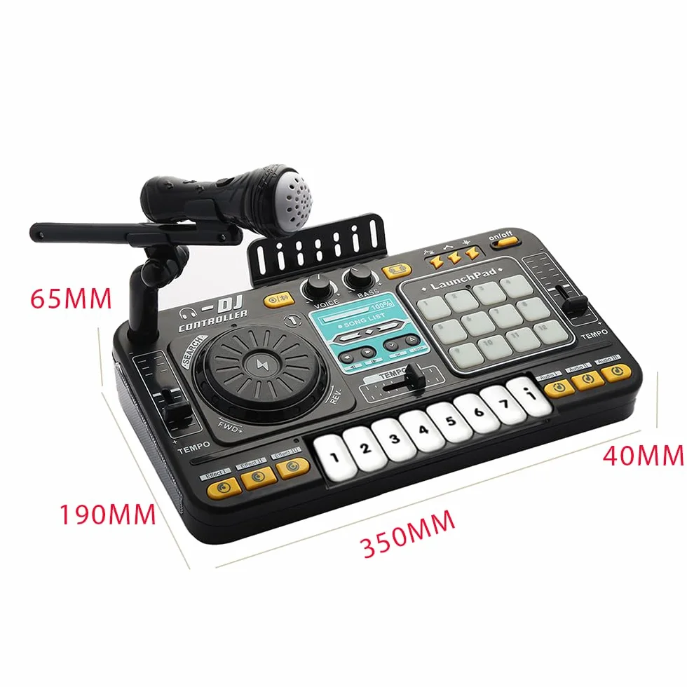 Le mixeur DJ et le lecteur de disques pour enfants avec microphone Bluetooth