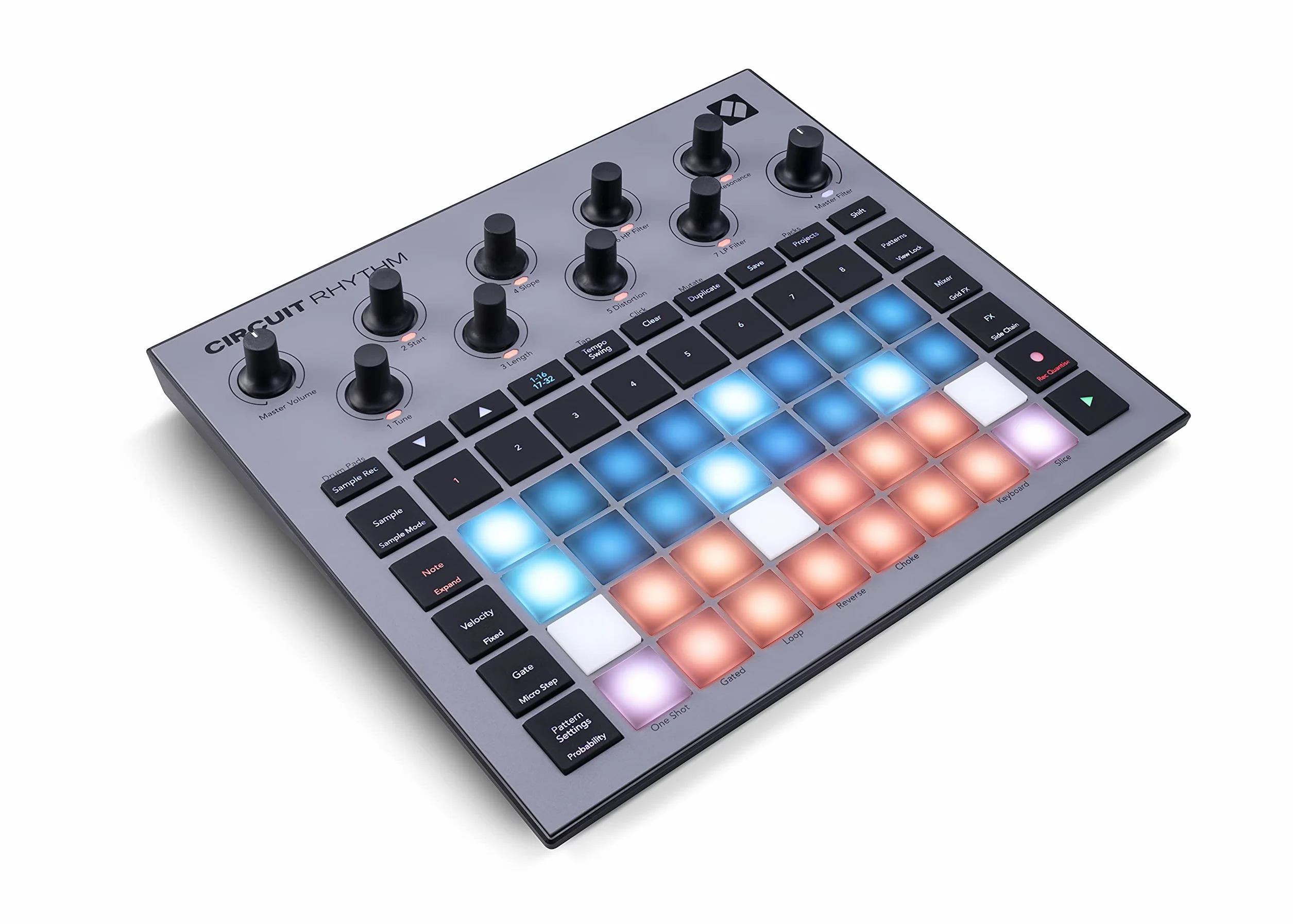 Novation Circuit Rhythm sampleur groovebox huit pistes samples beats