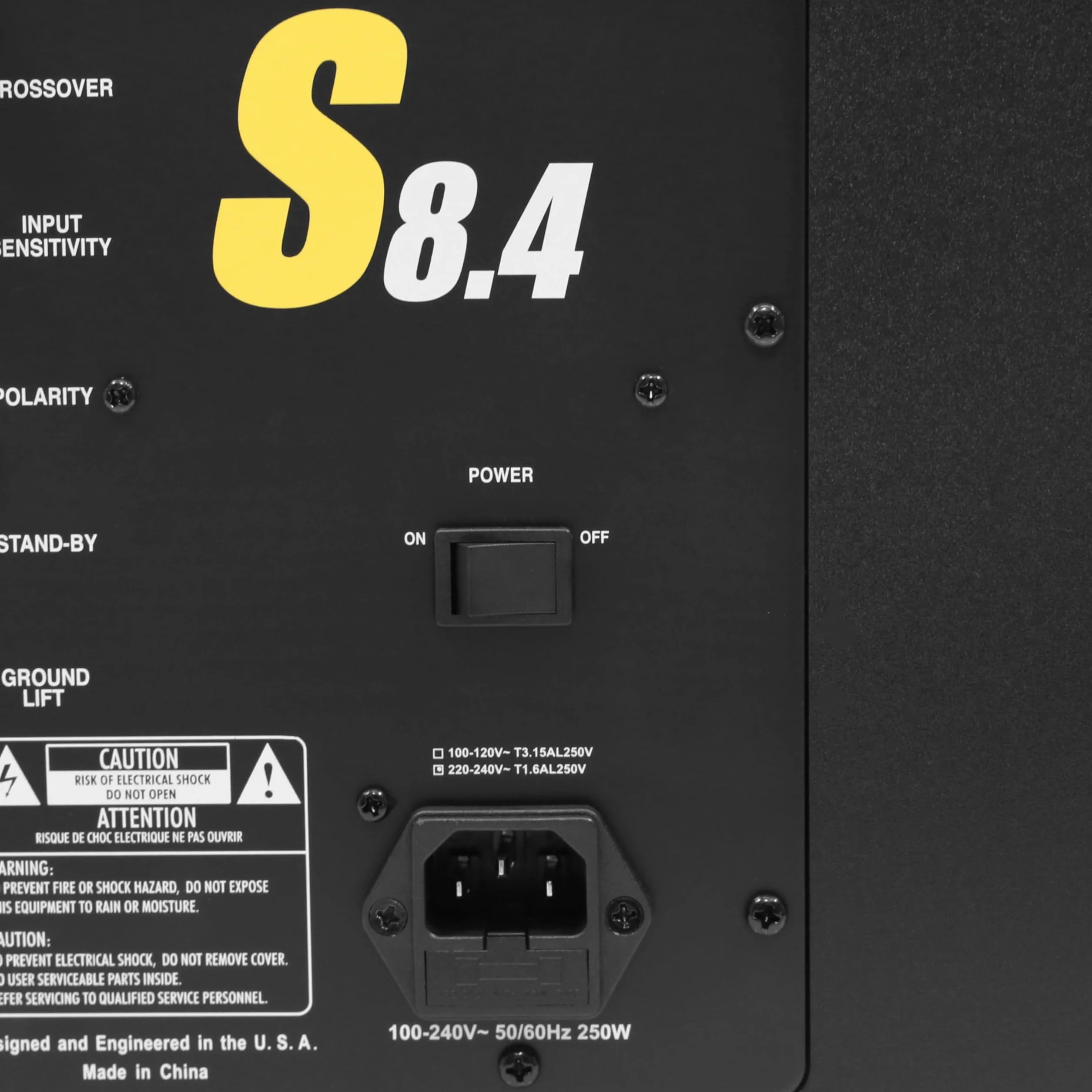KRK S8.4 Caisson de Basses Actif Subwoofer 113 dB 109W