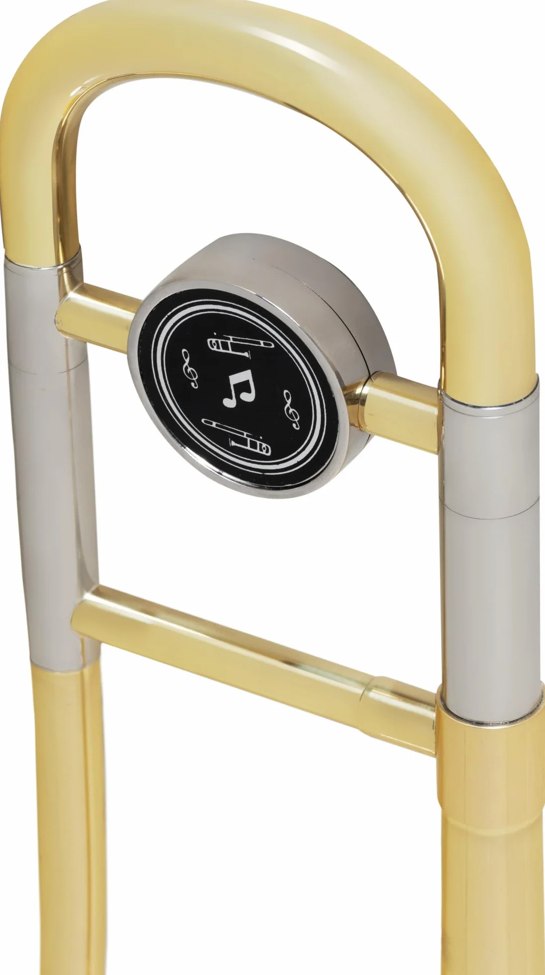 Trombone Ténor Classic Cantabile TP-12 Bb Corps Laiton Vernis Clair Coulisse Maillechort Chromée Set Embouchure Étui Léger