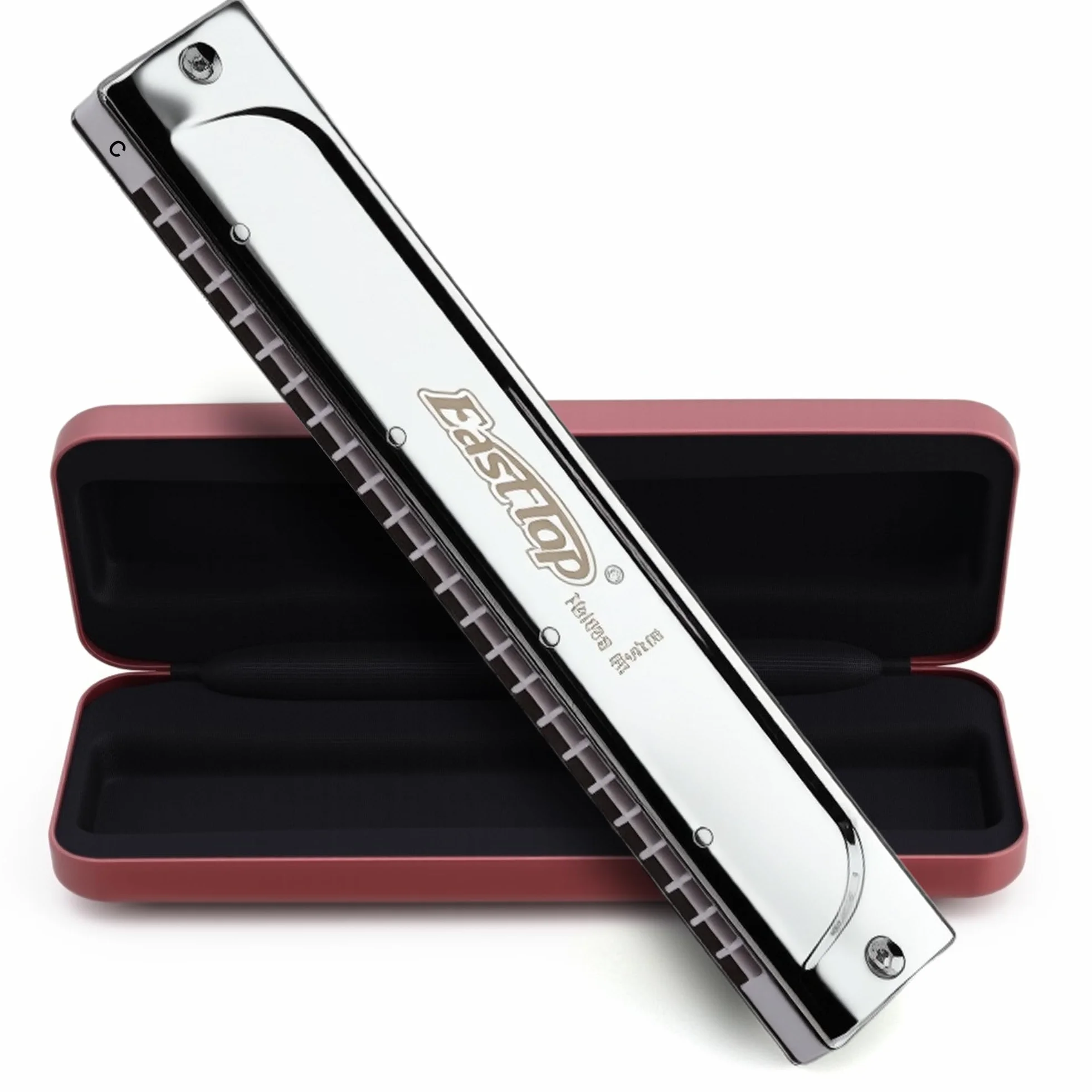East top Harmonica trémolo professionnel 24 trous T2406S Instrument Orgue à bouche