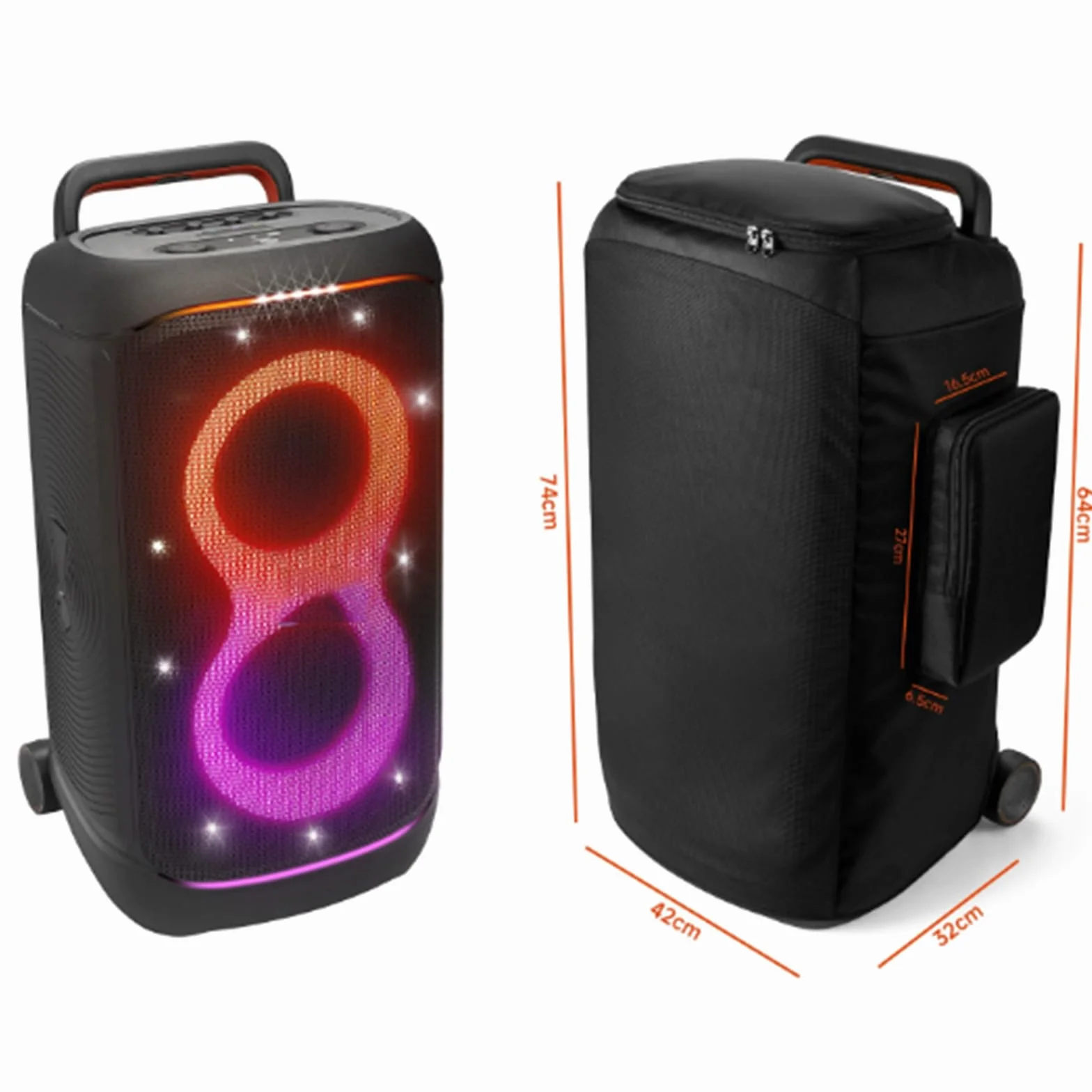 Housse anti-poussière JBL PartyBox 520, étui de protection en maille respirante