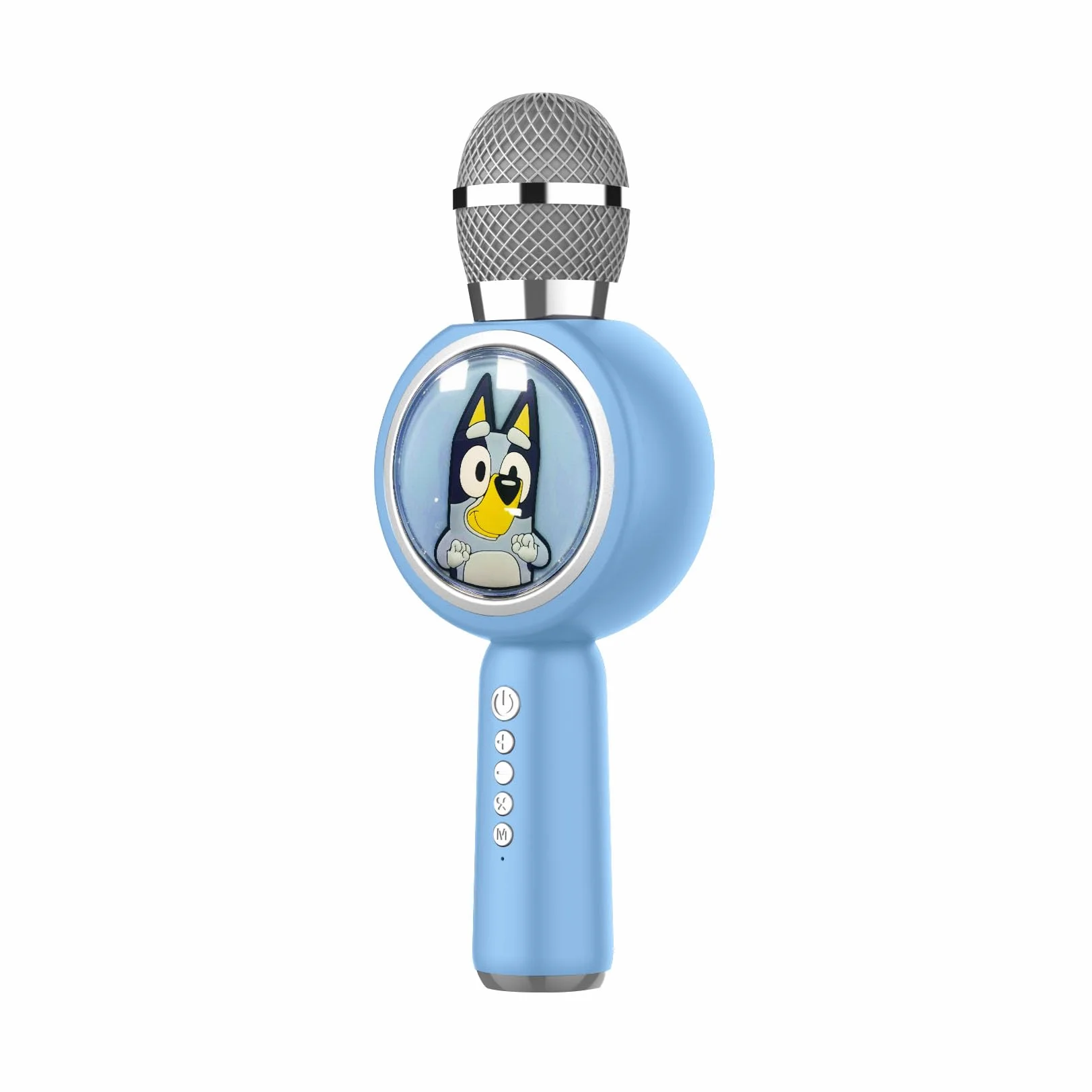 OTL Technologies Microphone karaoké Bluey sans Fil avec Haut-Parleur LED