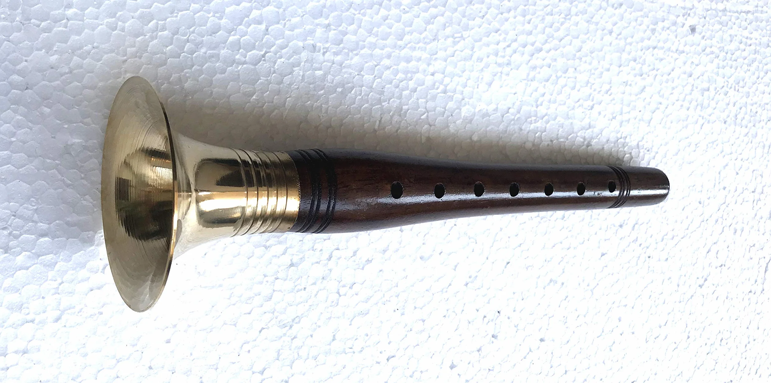 Banarasi Shehnai 12 pouces Instrument de musique à vent en bois fait main Inde