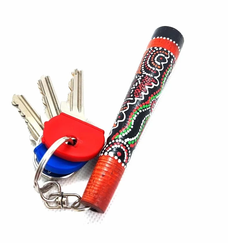 Didgeridoo en bois avec cours en ligne, cire d'abeille, housse et support