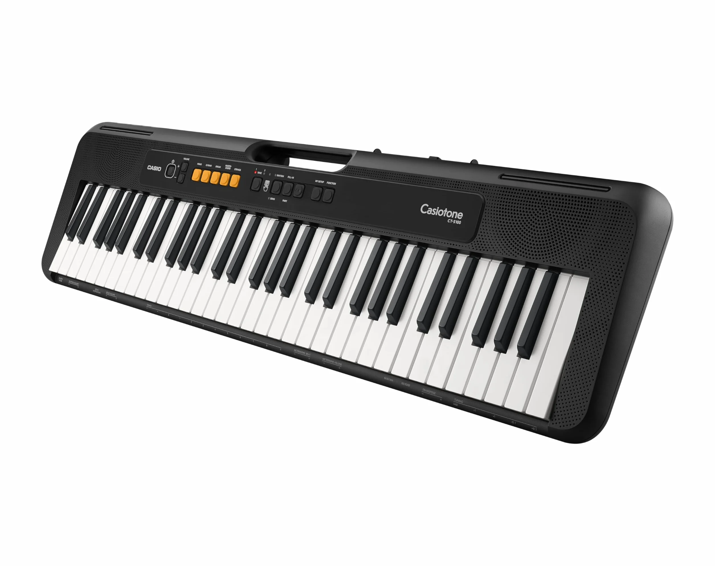 Casio Casiotone CT-S100 Clavier 61 Touches Standard, 122 Sons, 61 Rythmes, Noir