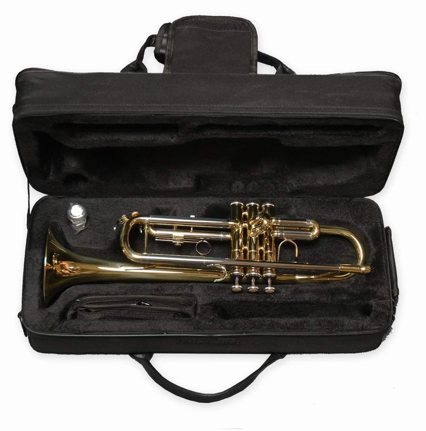 Trompette en sib TTR-171 laiton avec étui et accessoires Trumpet Basics