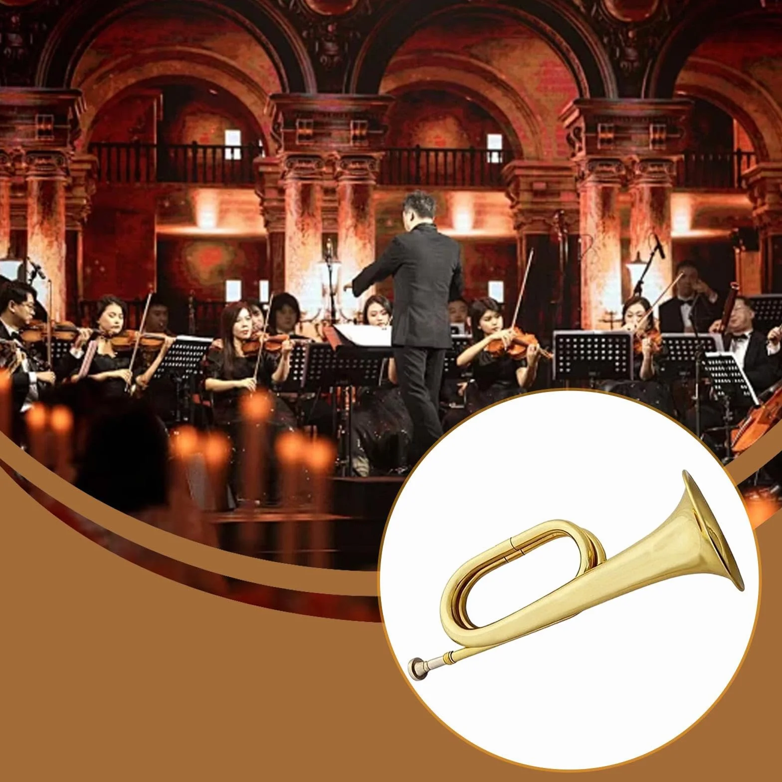Trompette Portable pour Enfants avec Embouchure