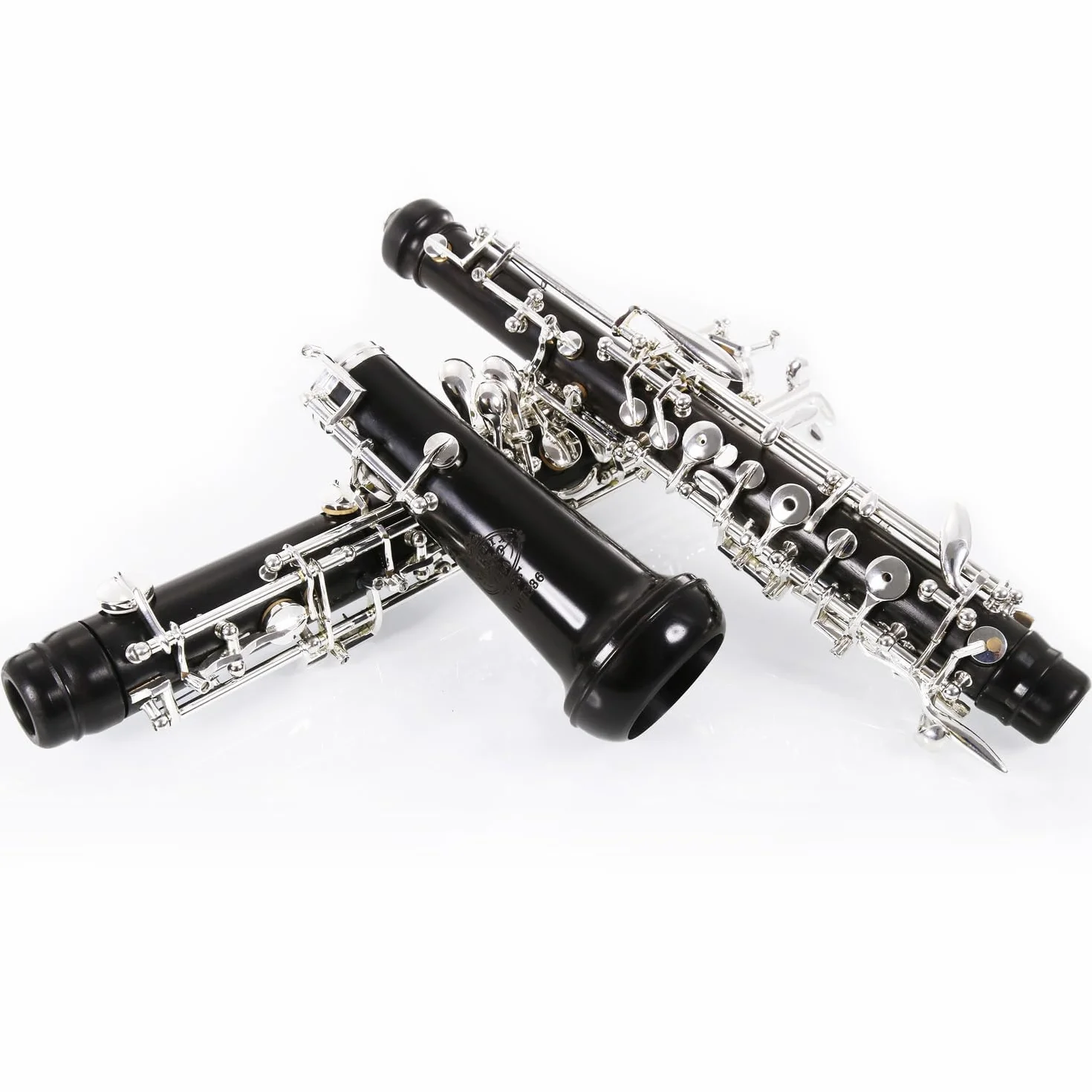 Rochix Oboe Professional WHS36 Ebony Wood Silver Plated Semi Automatic Tone C