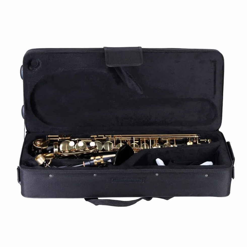 Saxophone Alto en laiton laqué doré, clé 82Z, avec accessoires