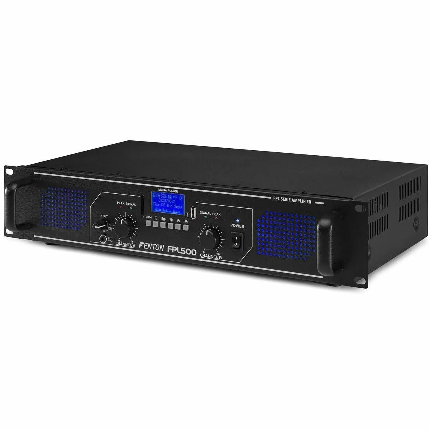 Fenton Kit DJ Max26 2 Enceintes 1200 Watts Bluetooth Lecteur MP3 Télécommande