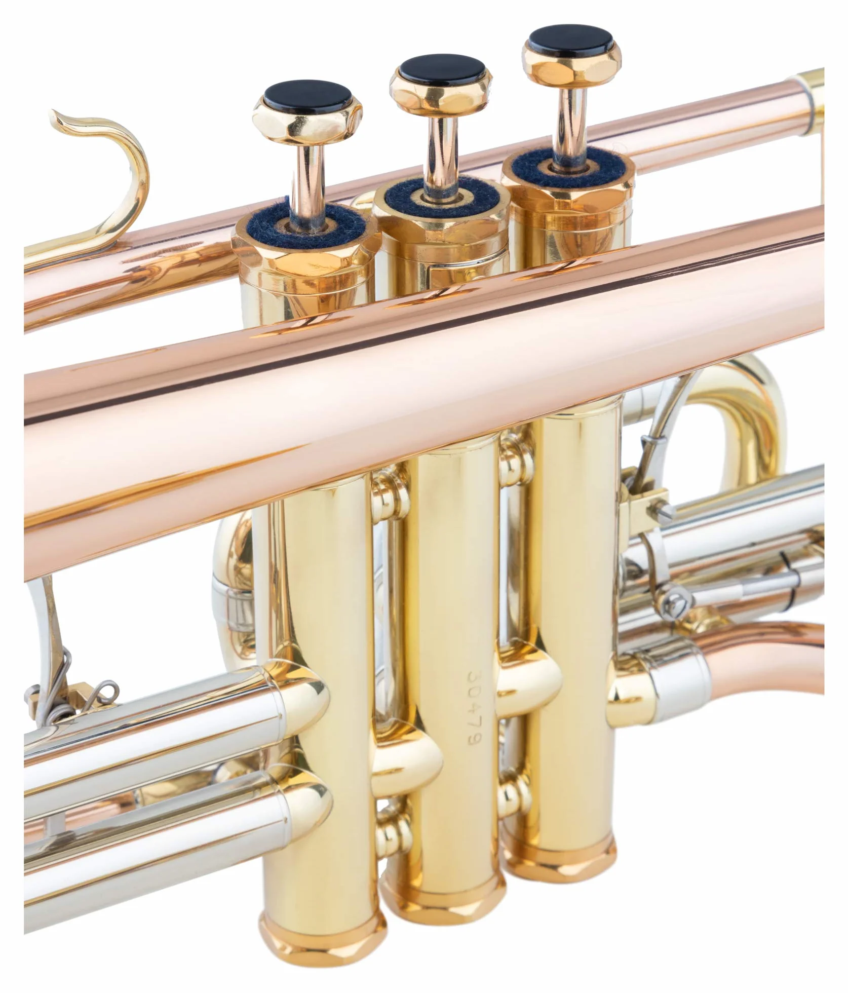 Cornet Sib CR-18L en laiton doré pistons acier inoxydable étui léger laqué