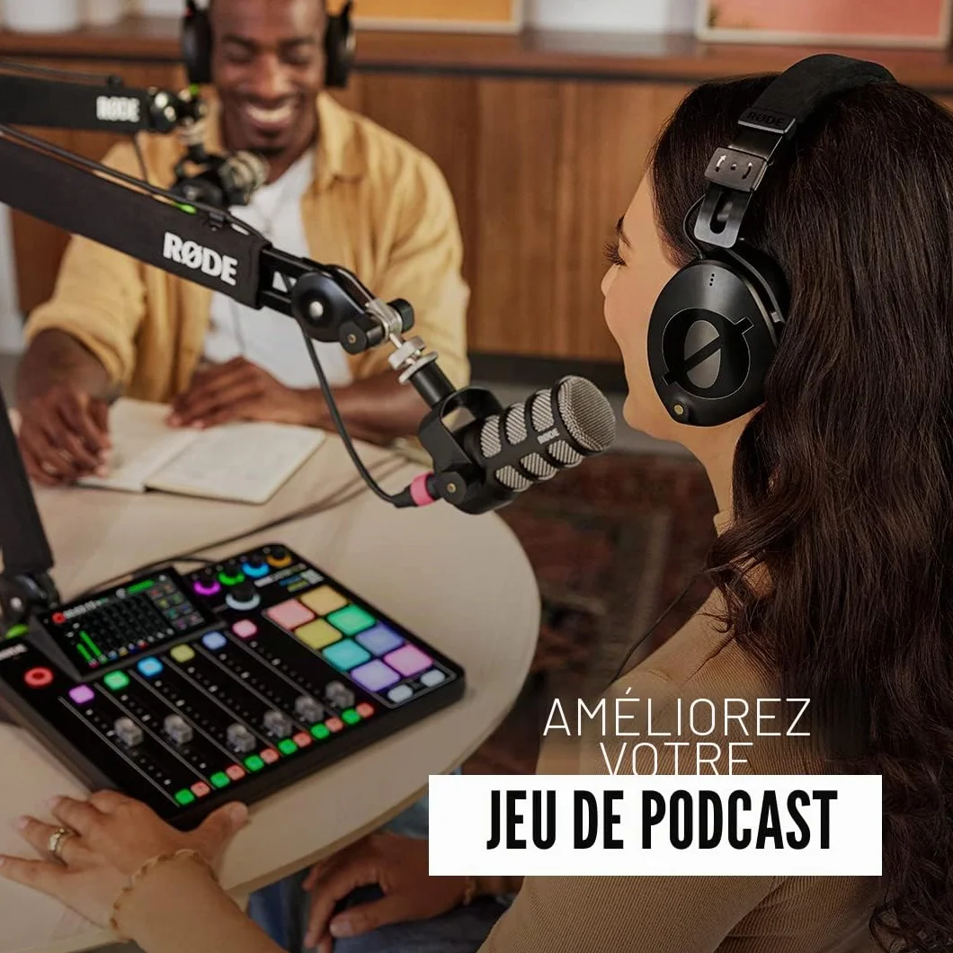 RØDE PodMic Microphone dynamique broadcast XLR Noir
