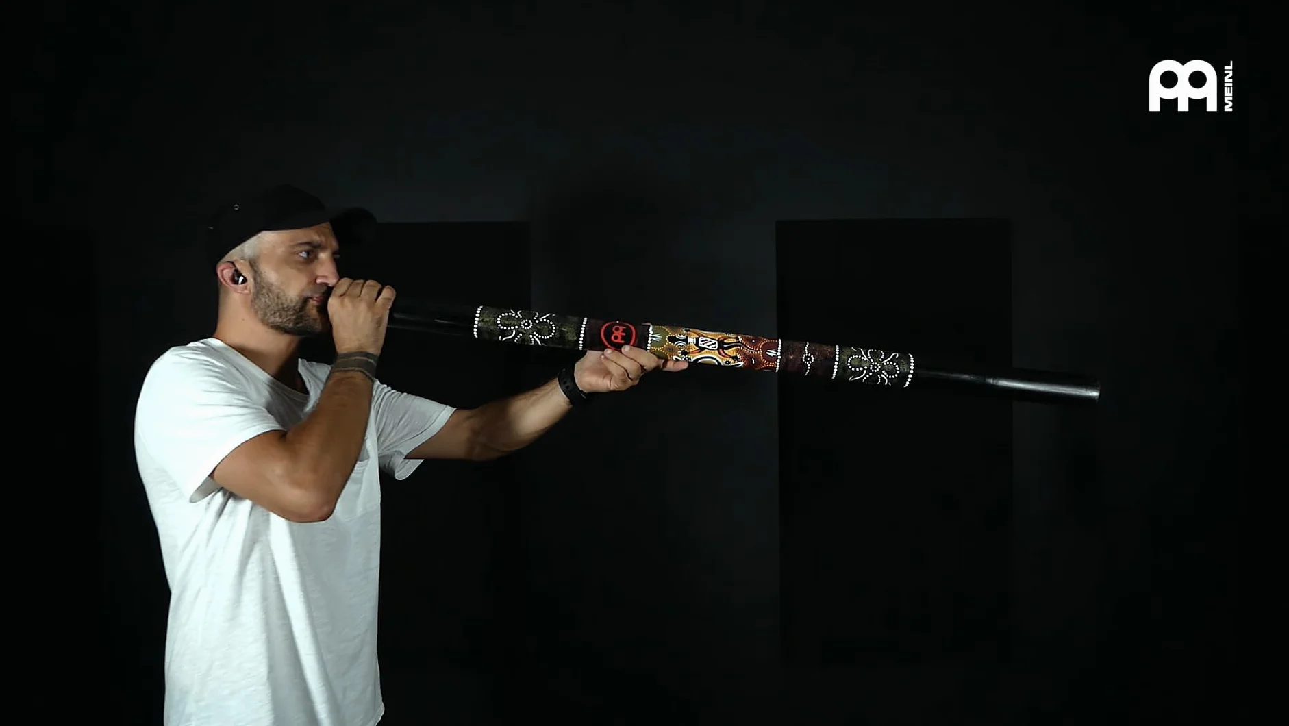 Meinl Percussion Didgeridoo Bambou 120 cm Peint à la main Mi