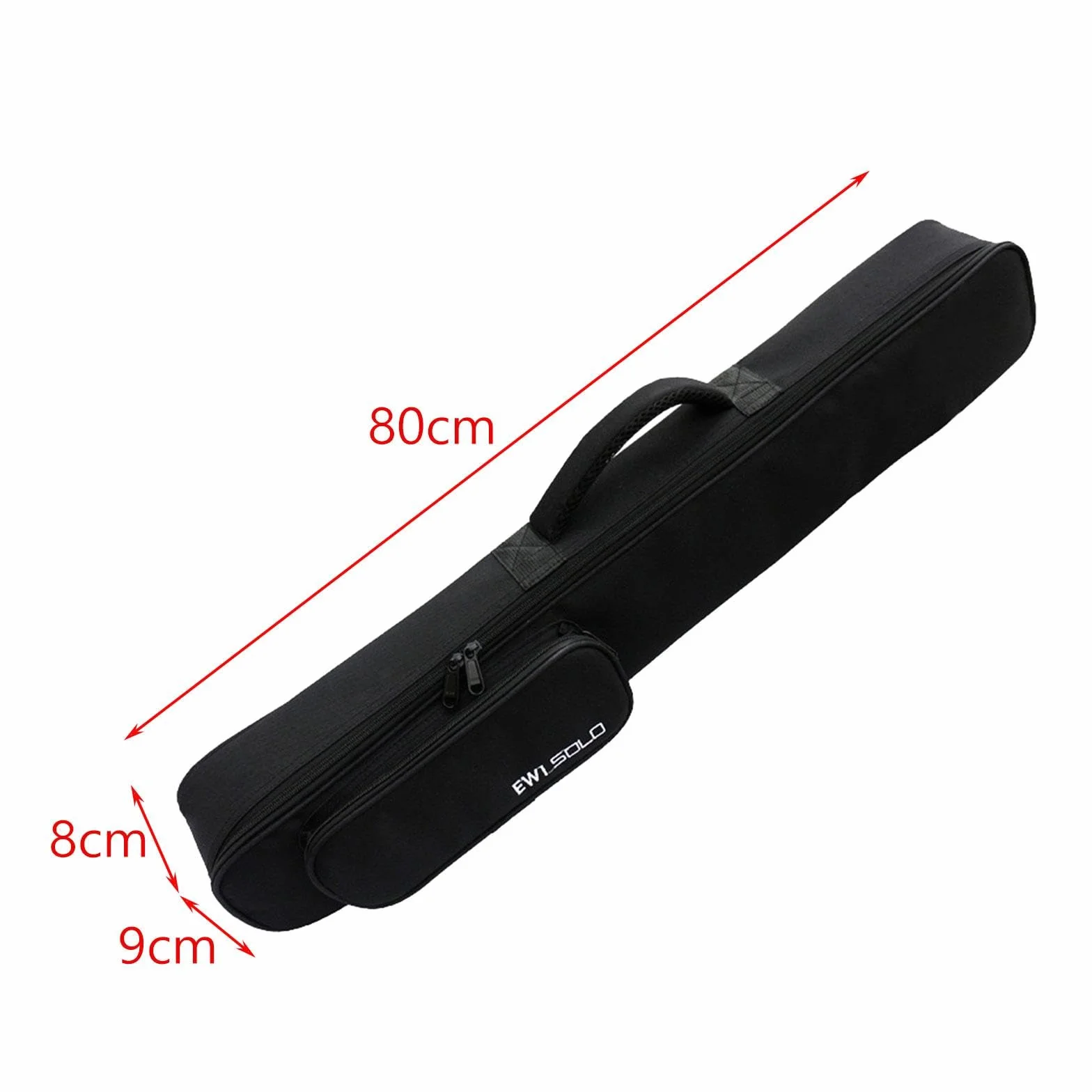 Étui de rangement pour clarinette Saxophone Soprano droit en tissu Oxford noir