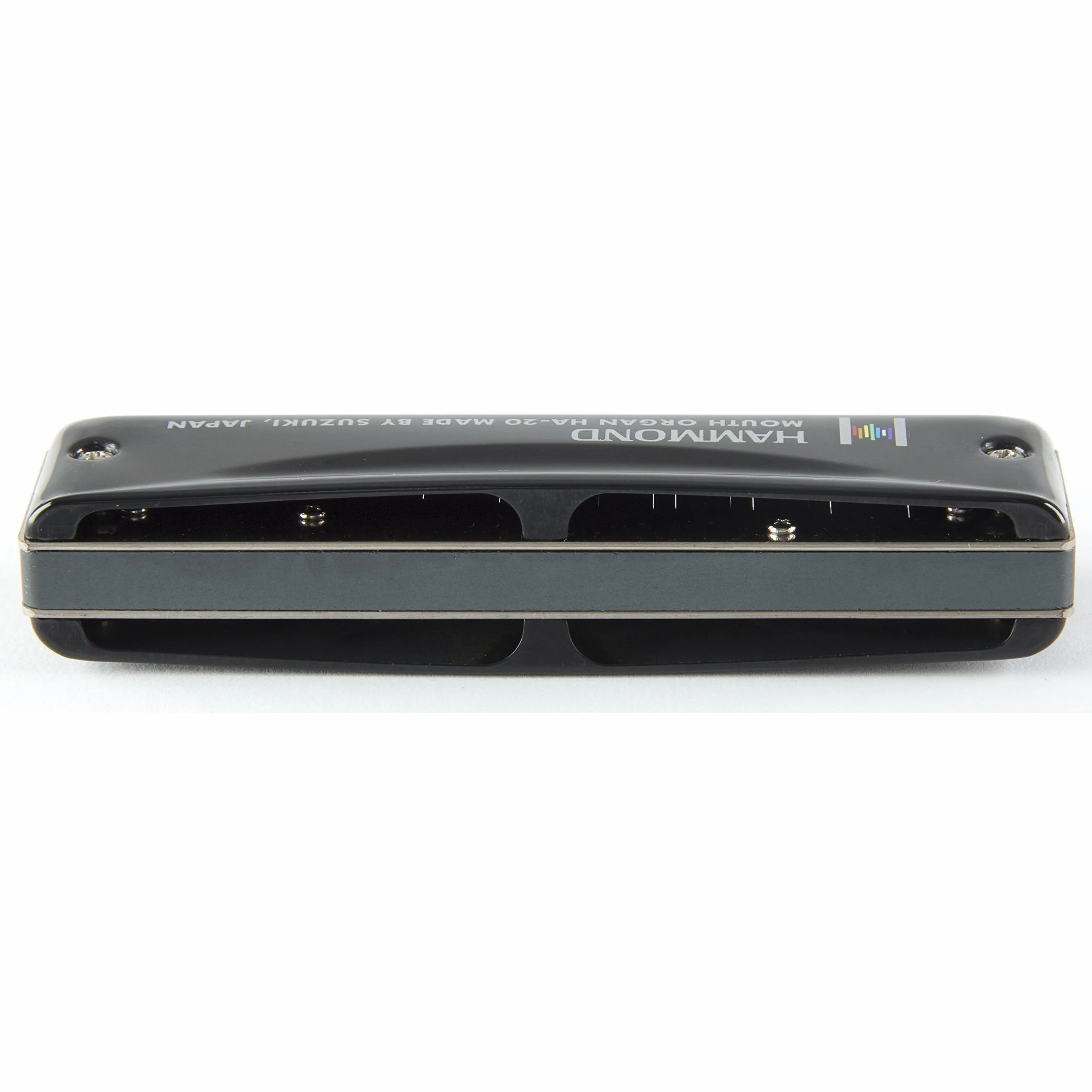 Suzuki HA20C Hammond Harmonica diatonique en do 10 Trous Noir