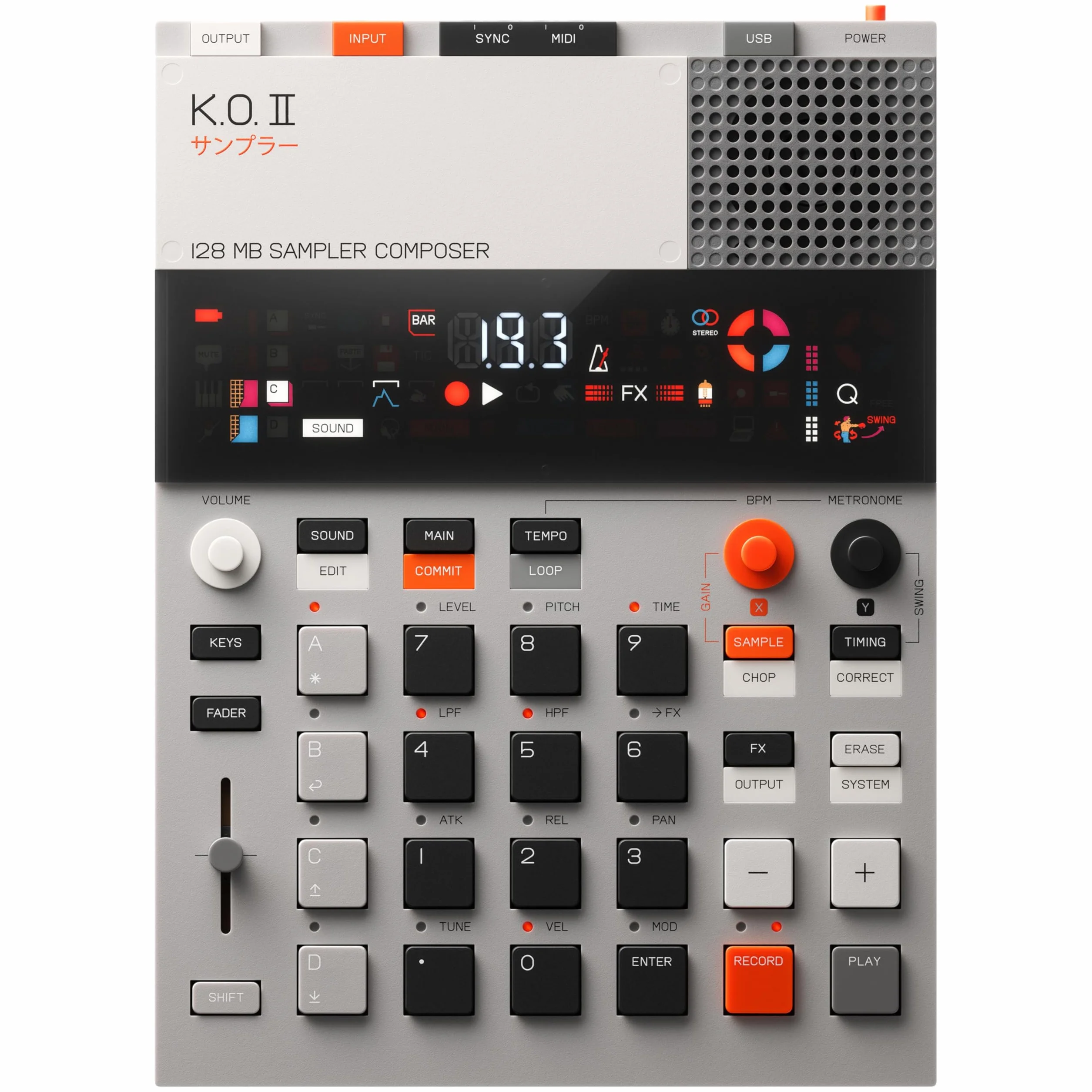 Teenage Engineering EP-133 K.O. II 128MB Sampler