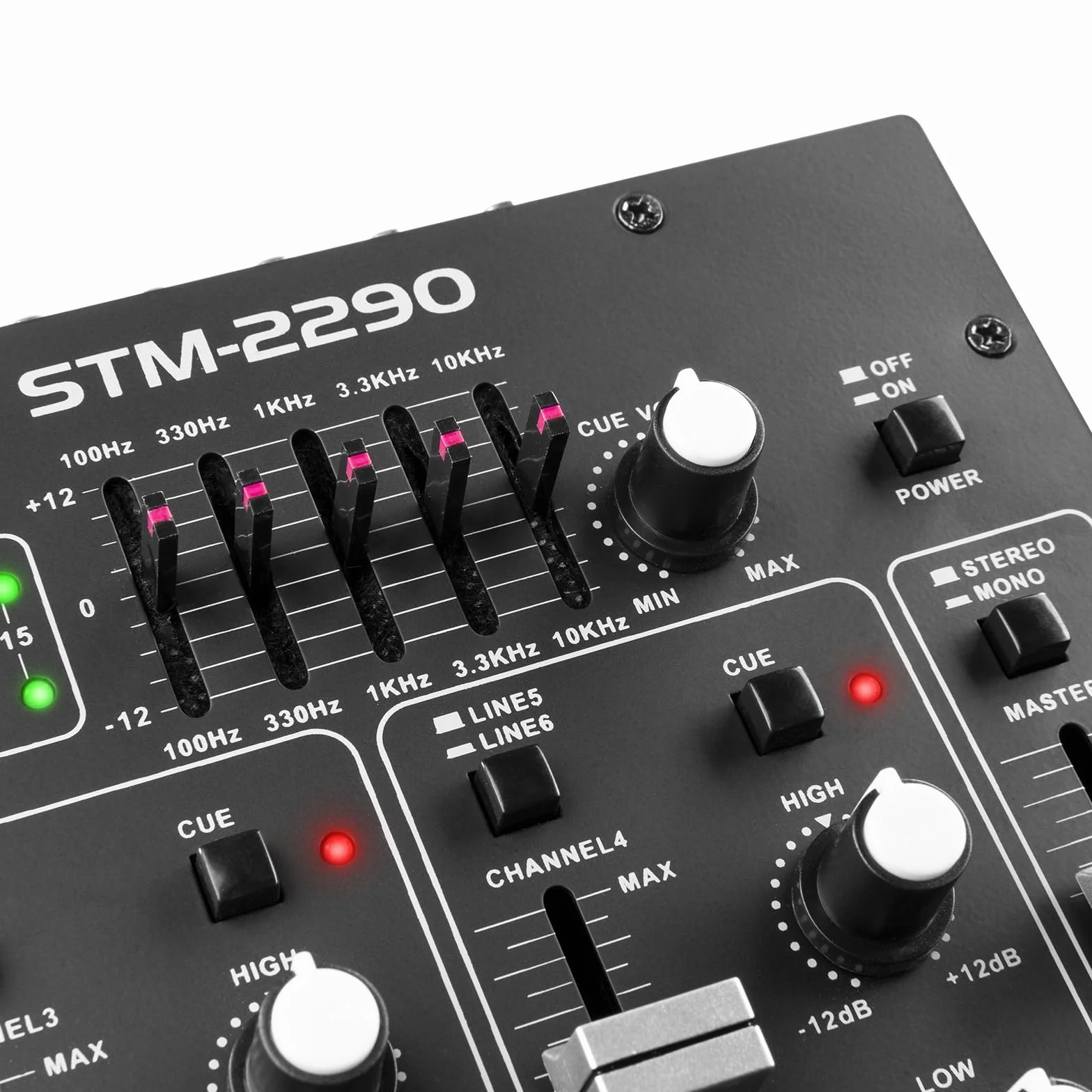 Vonyx STM2290 Table de Mixage DJ 8 Canaux Bluetooth USB Entrée Micro Sortie Casque