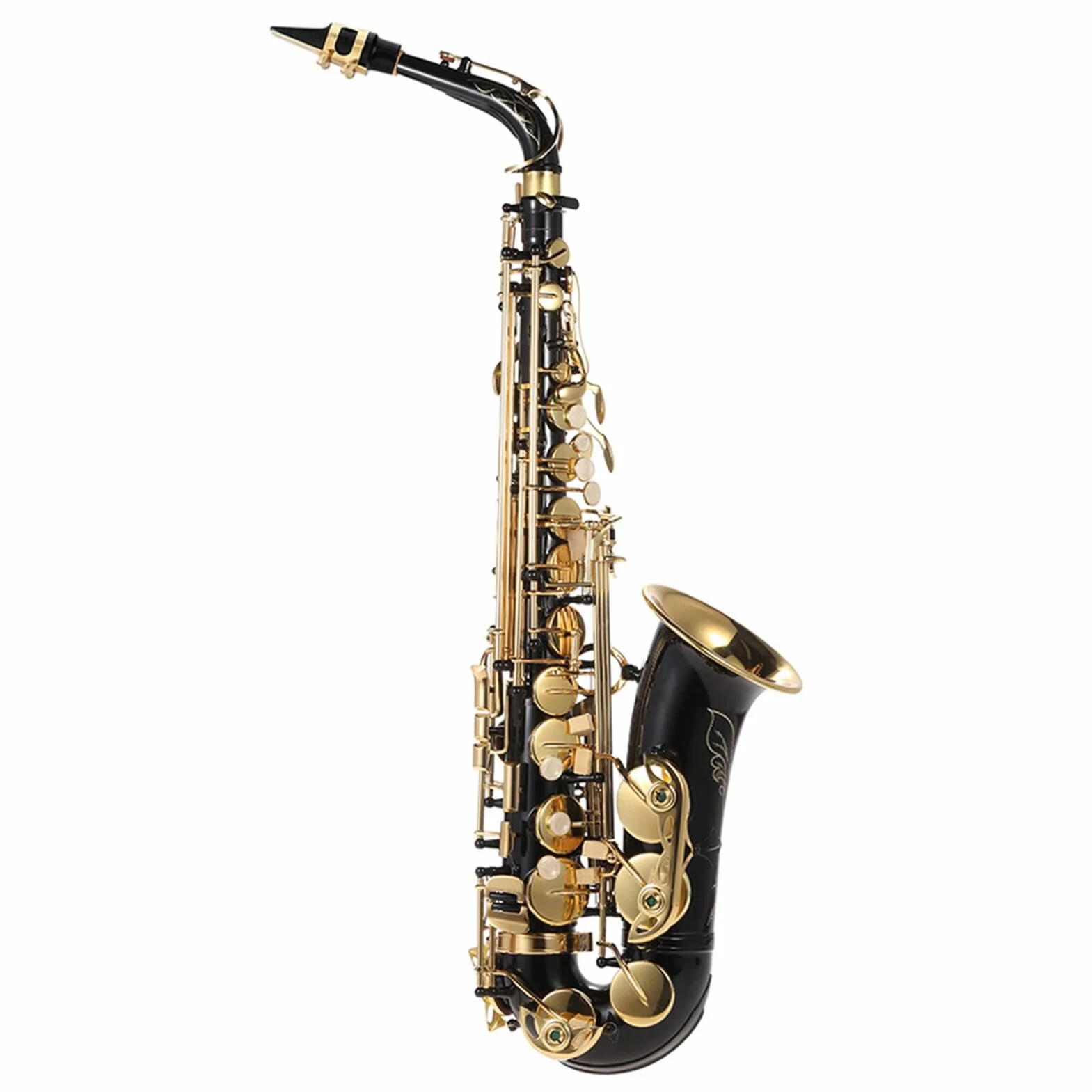 Saxophone Alto en laiton laqué doré, clé 82Z, avec accessoires