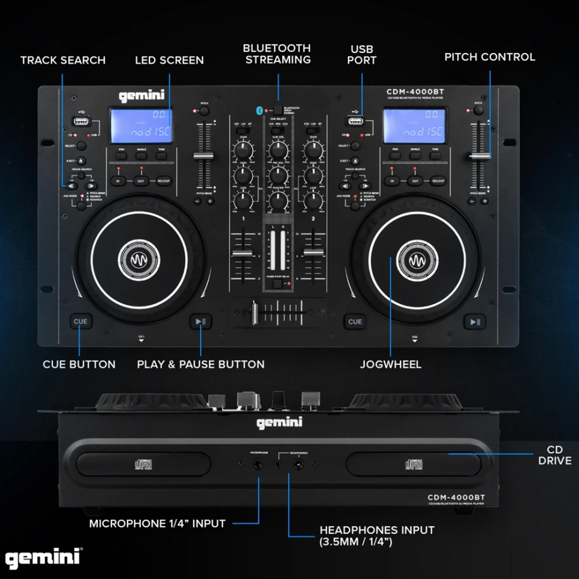 Gemini CDM-4000BT