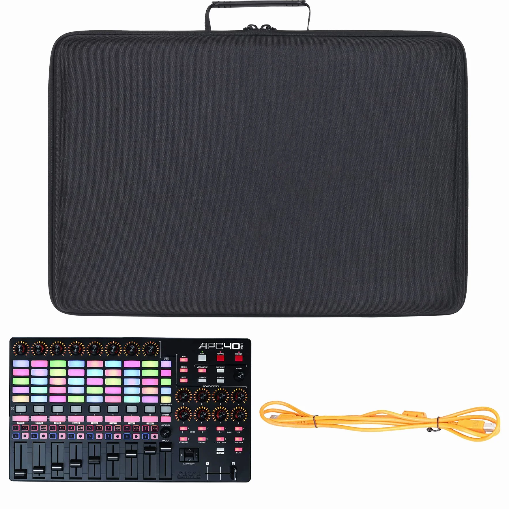 AKAI Professional APC40 MKII Étui de Voyage Rigide Housse coque pour Contrôleur MIDI