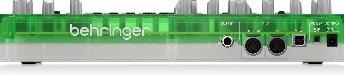 Behringer TD-3-LM Synthétiseur analogique basse avec séquenceur 16 pas, VCO, VCF, 16 voix