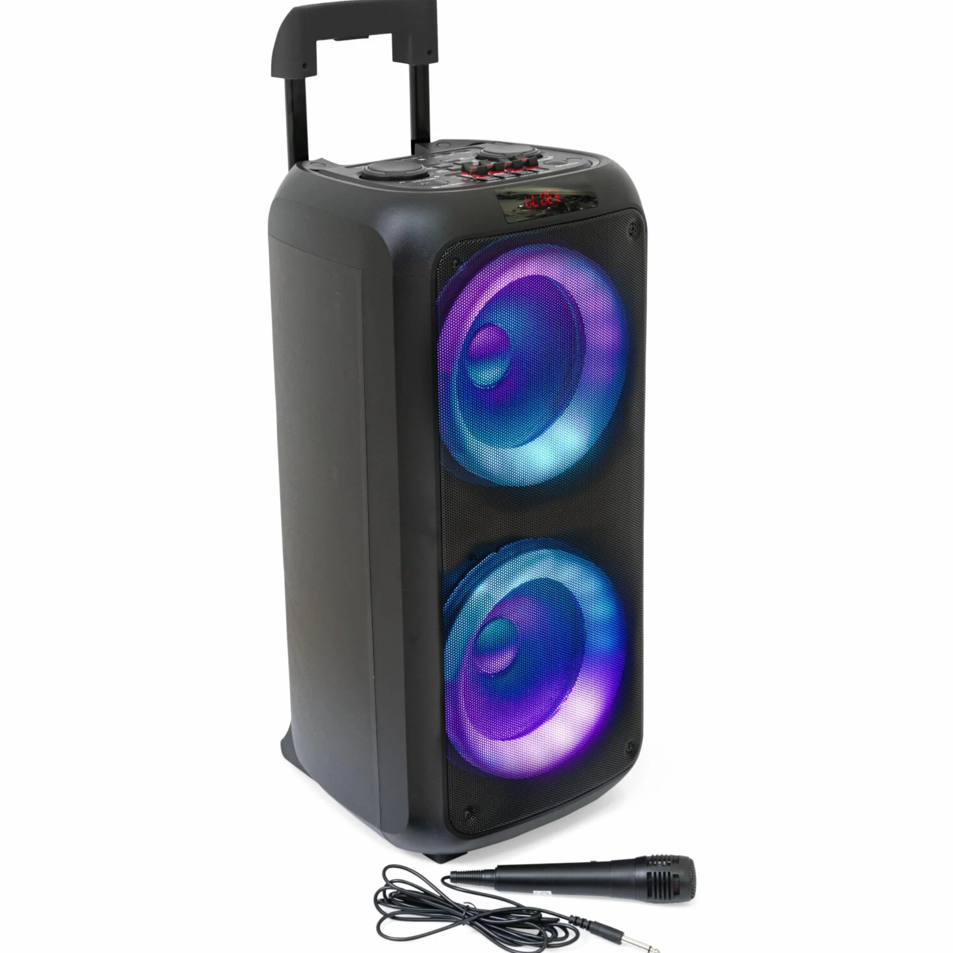 Ibiza VENUS600 Enceinte Karaoké Bluetooth TWS 600W Batterie Effet Lumière