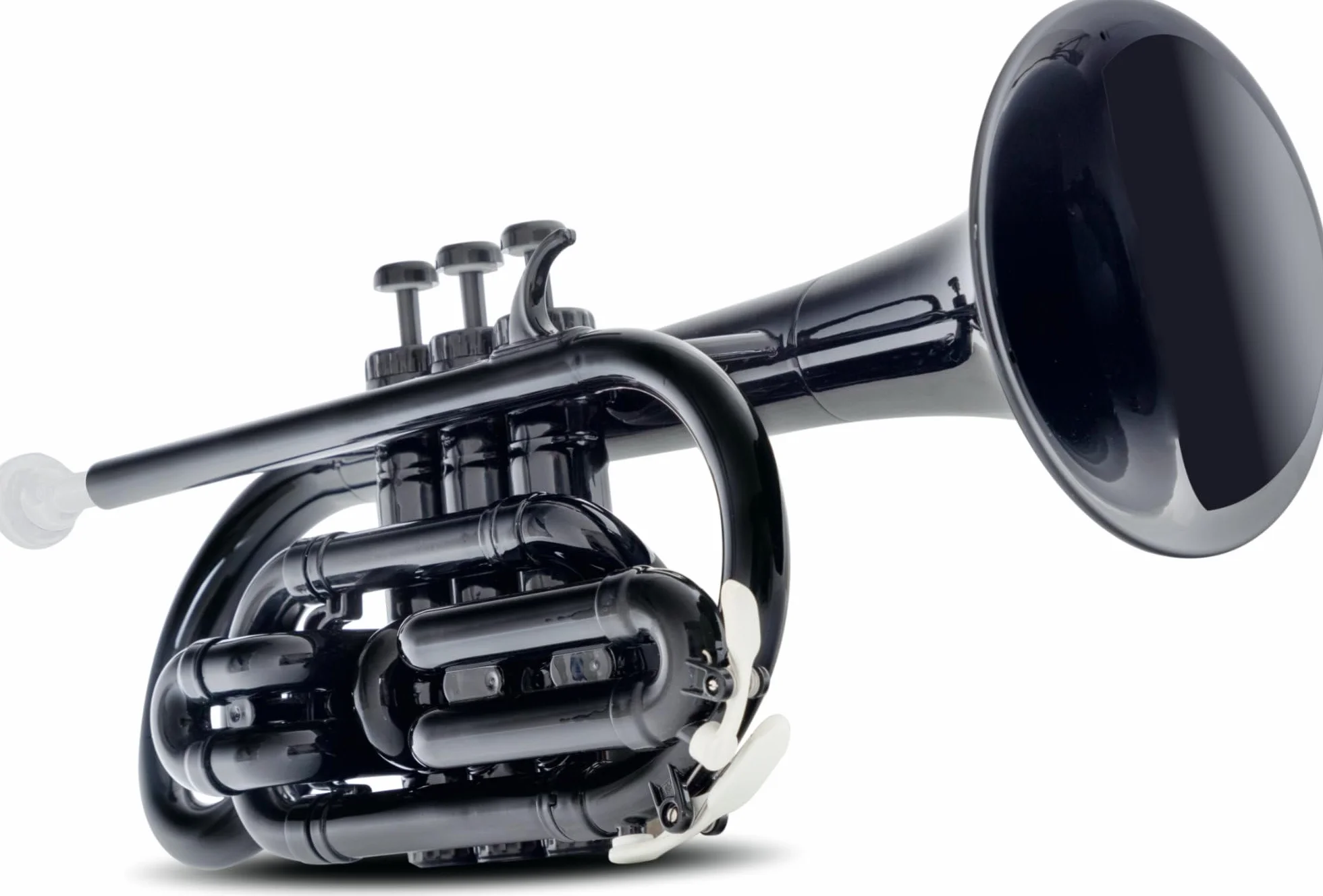 Classic Cantabile MardiBrass Cornet en plastique valves aluminium 520 g léger embouchure housse noir