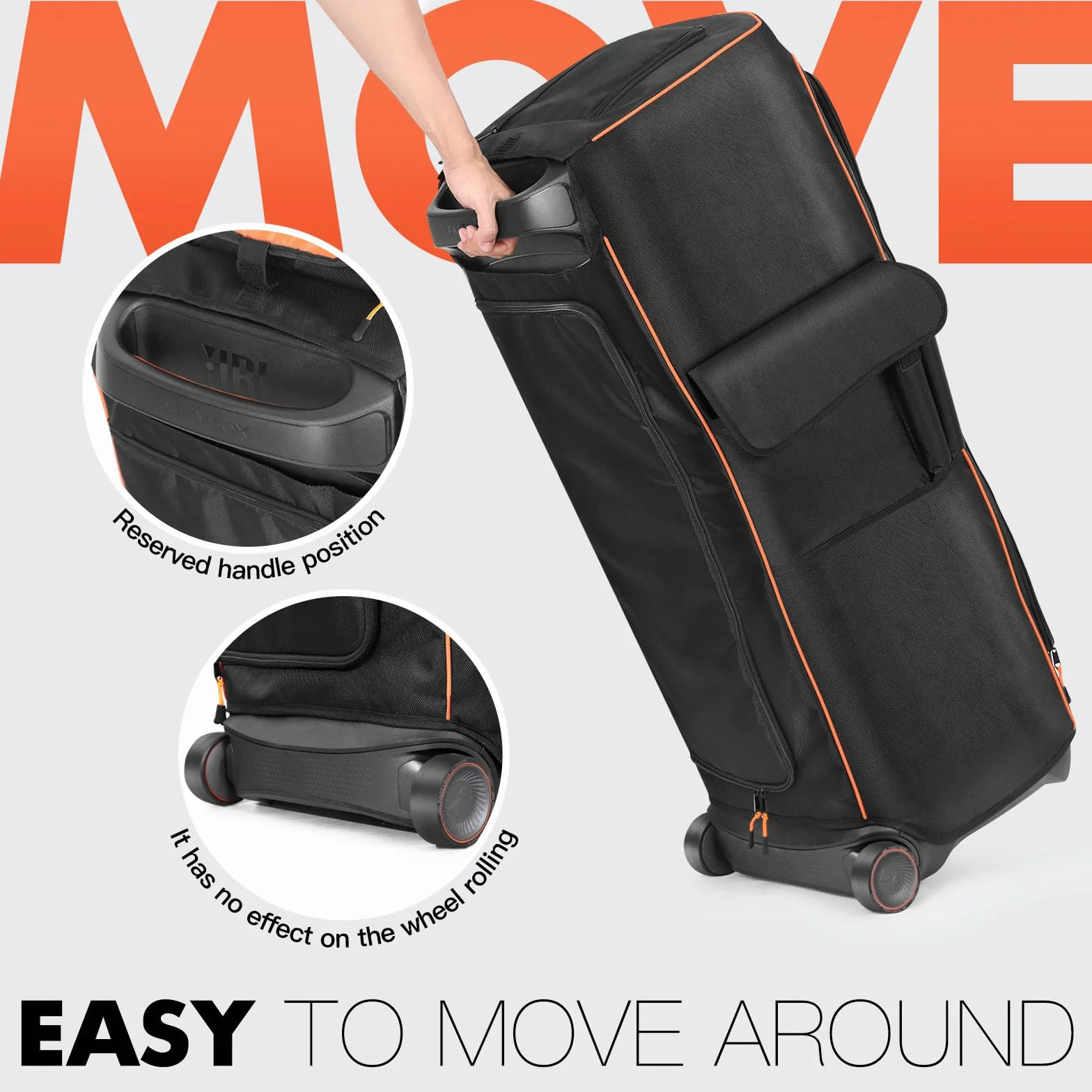 JBL PartyBox Ultimate Housse de Protection Anti-Poussière Sac de Rangement avec Poches