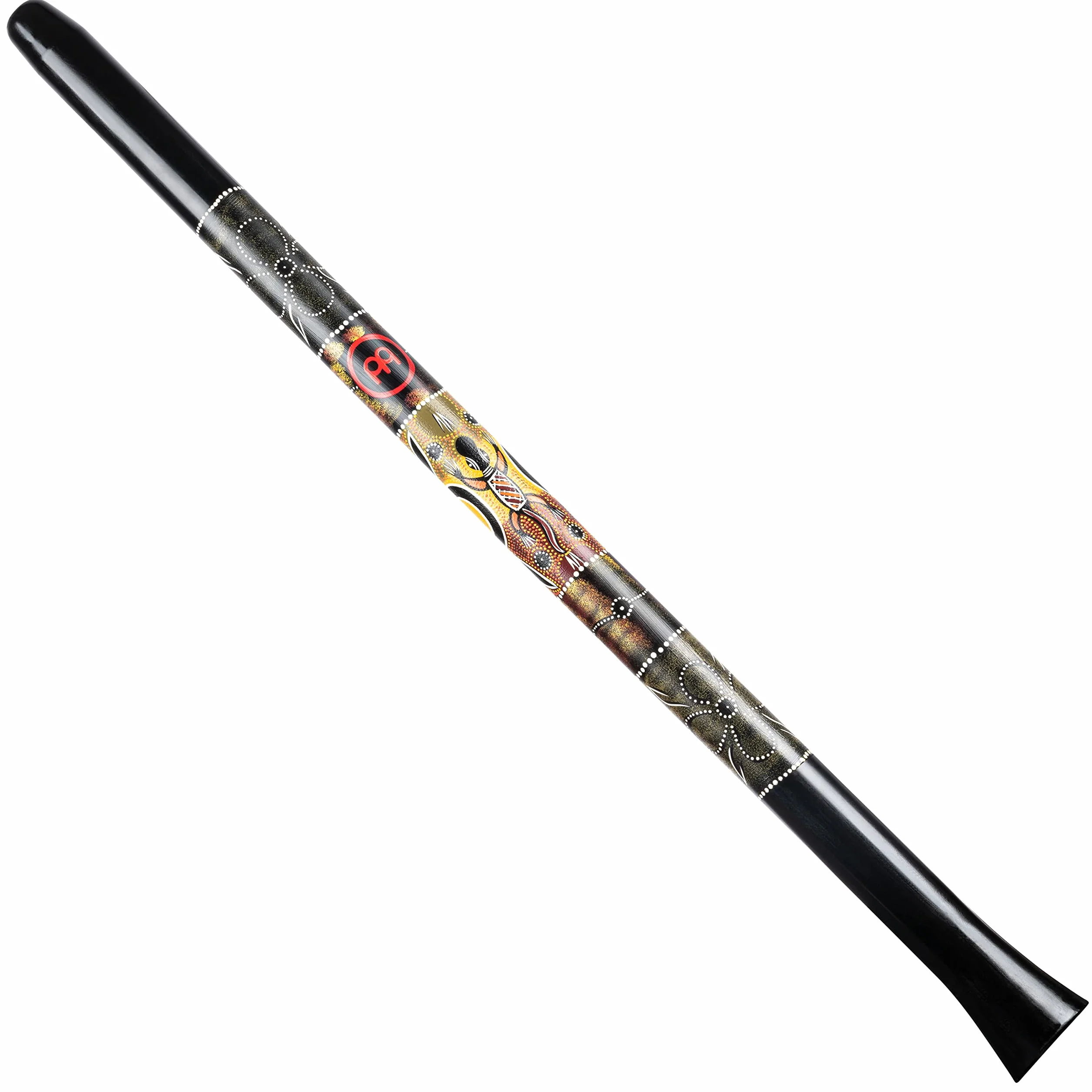 Meinl Percussion Synthetic Series Didgeridoo 51 pouces 130 cm Accordé en Ré Plastique Multicolore SDDG1-BK