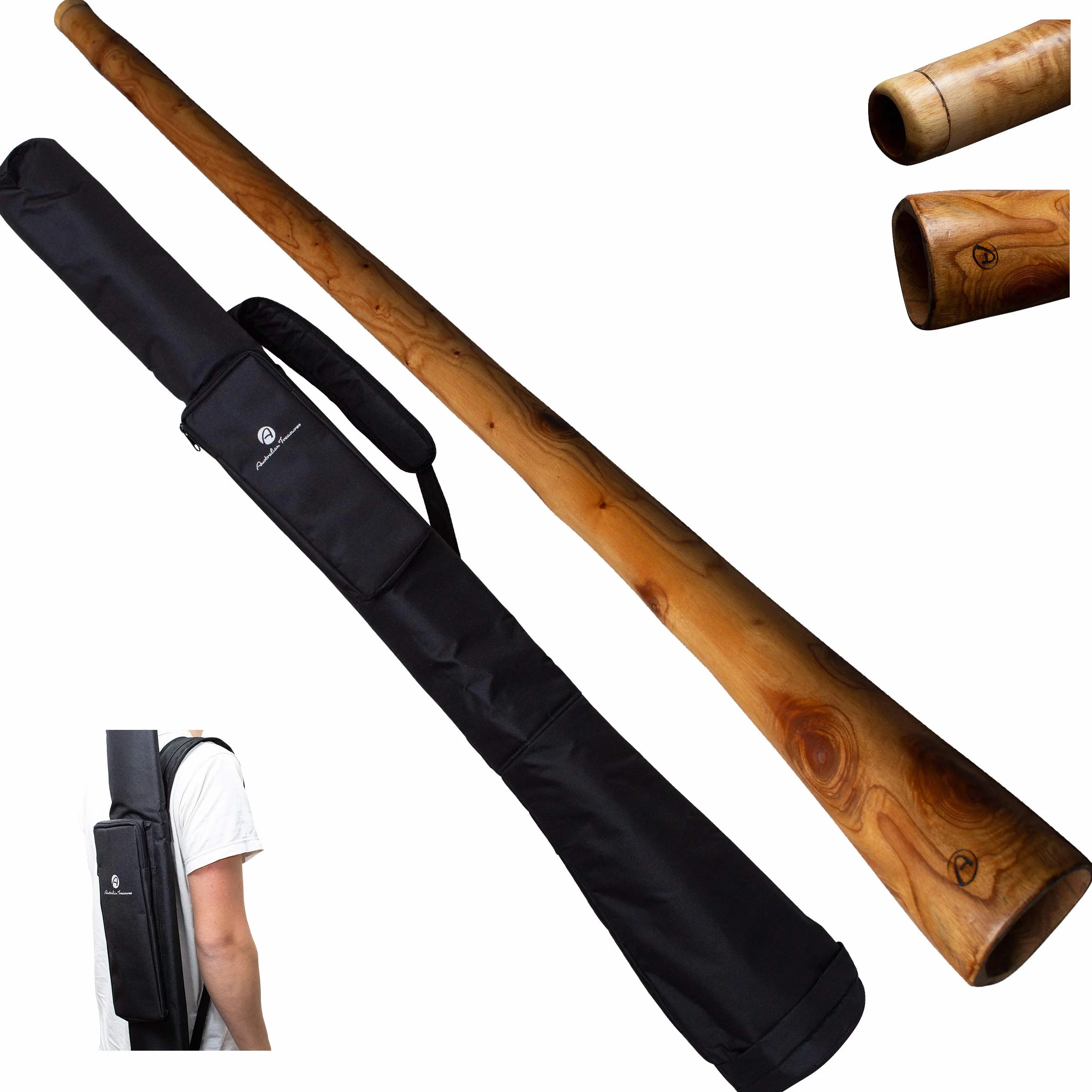 Didgeridoo Acajou PRO 147cm avec sac en nylon