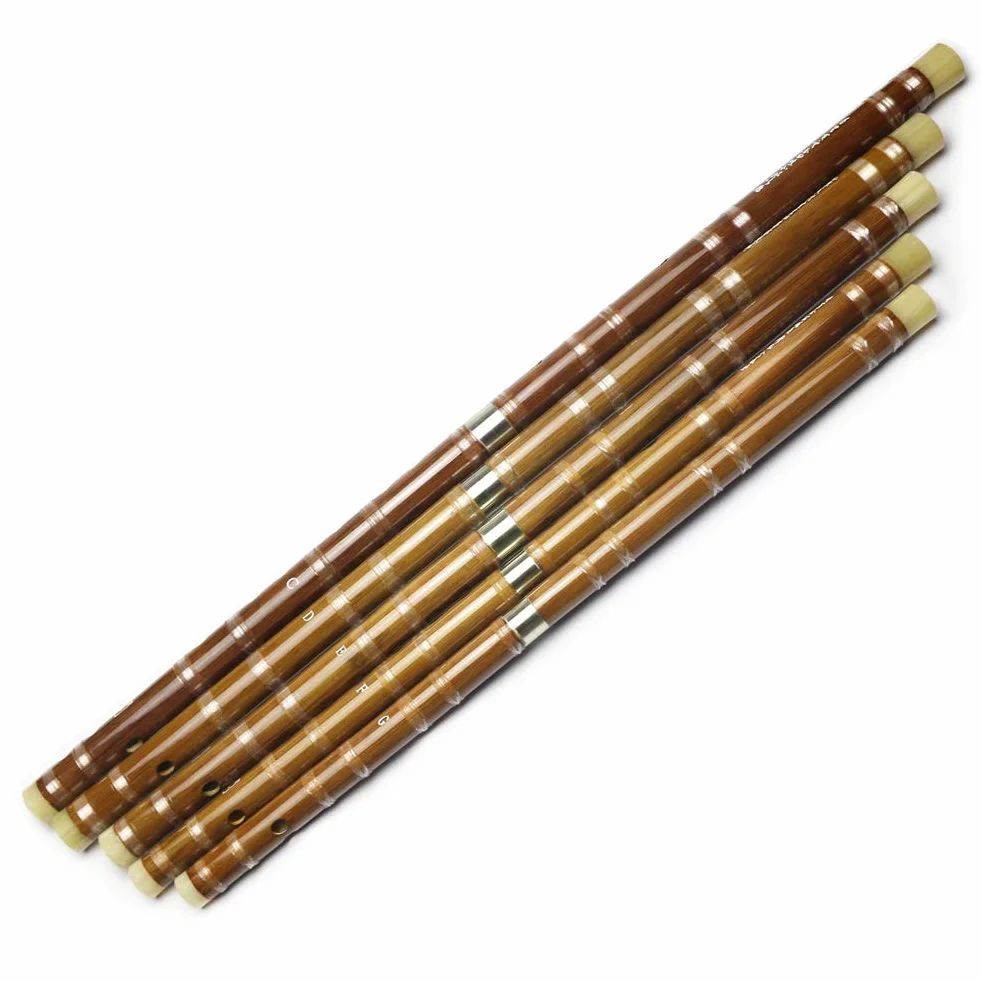 Dizi Flûte en bambou amère clé C instrument chinois traditionnel pour débutants avec membrane libre