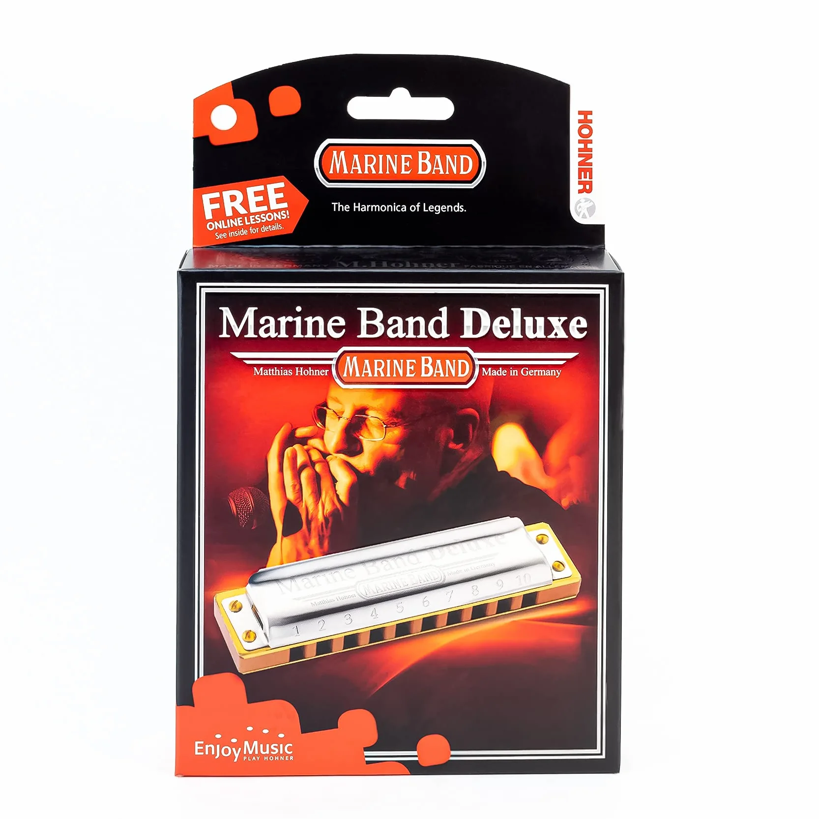 Harmonica HOHNER Marine Band Deluxe 200520 C Tonalité DO