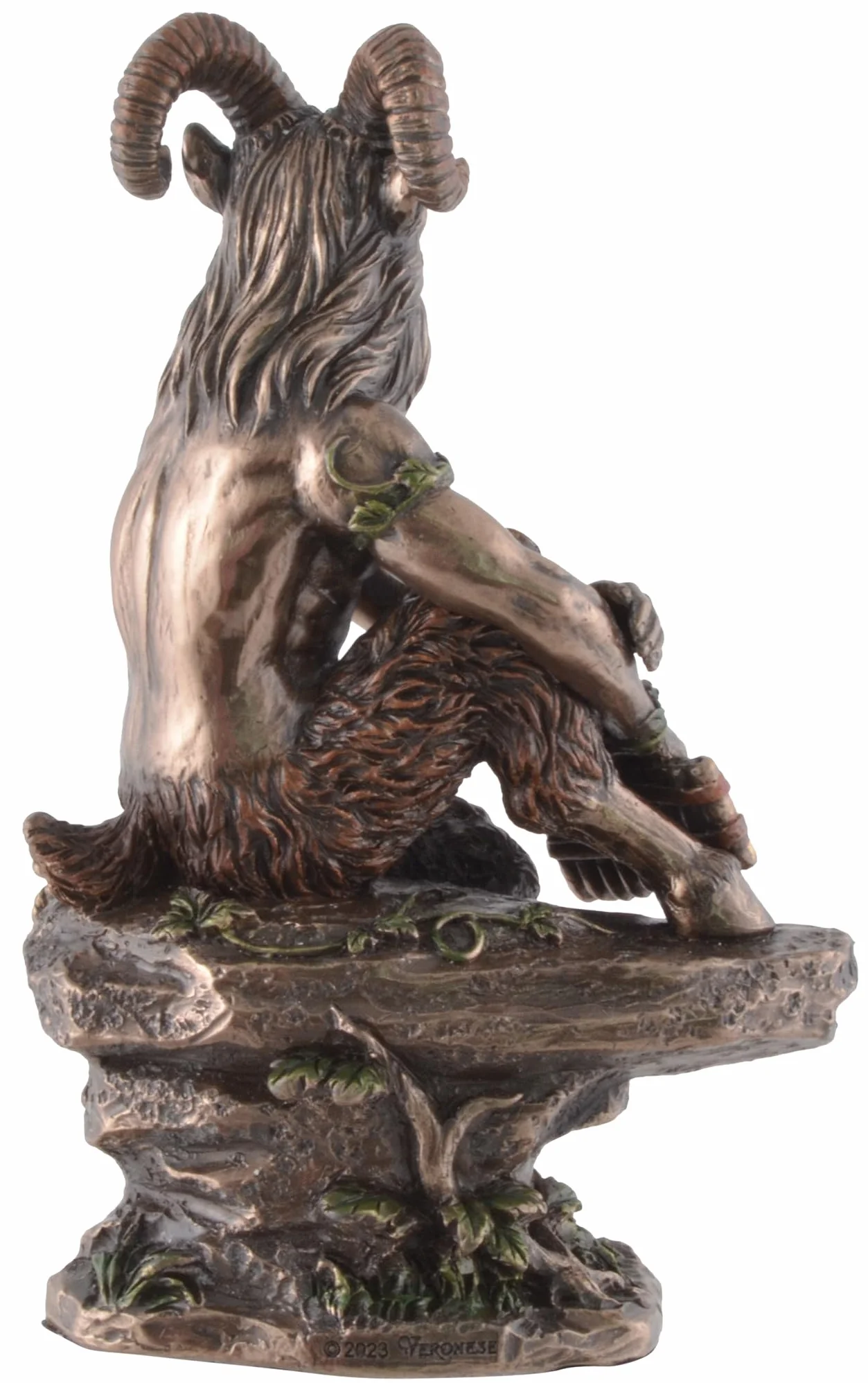 Figurine Pan dieu grec forêt flûte pan bronzée VOGLER