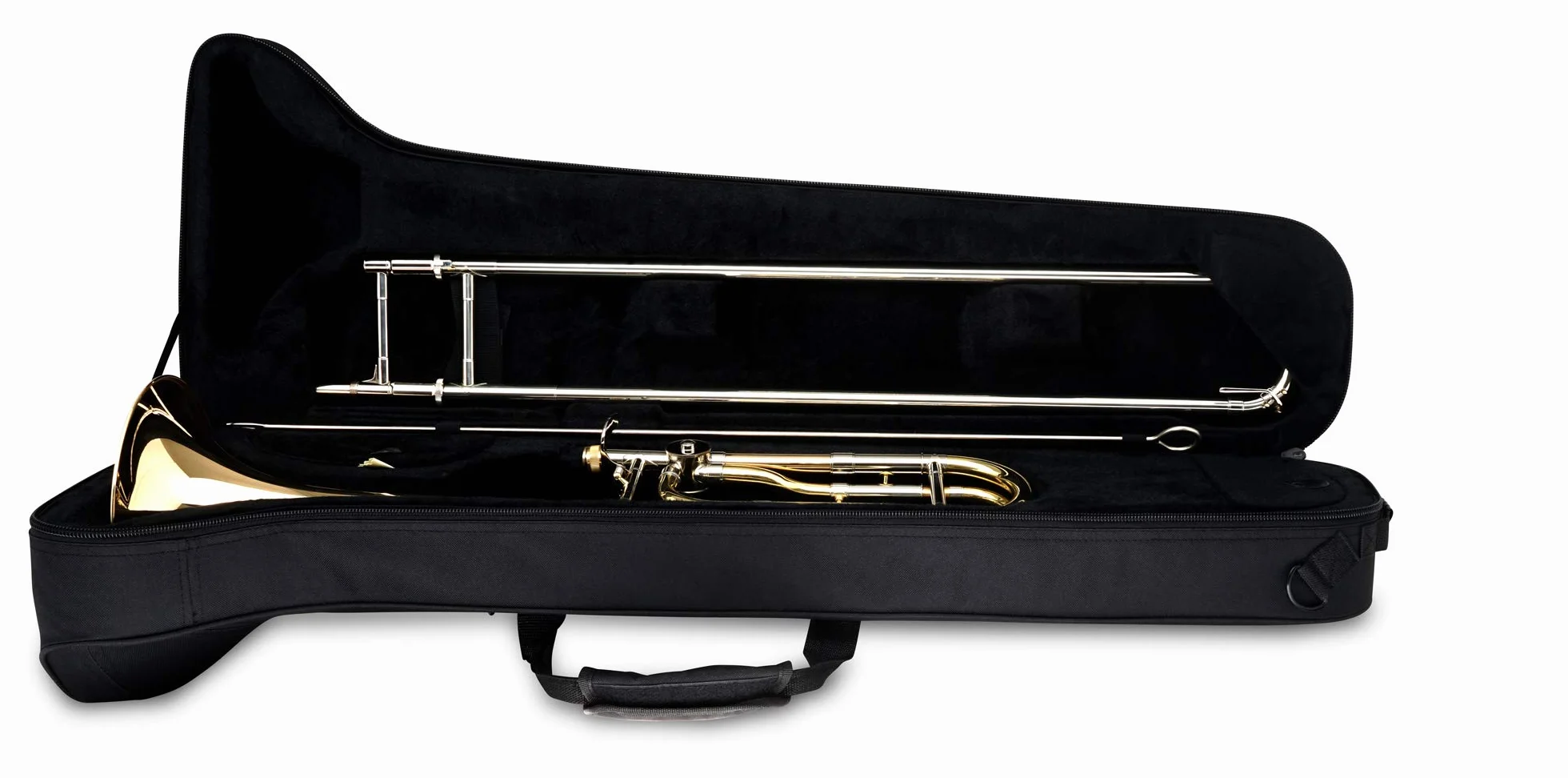 Classic Cantabile QP-42 Trombone Quart Bb/F Pavillon laiton doré 215 mm 13,89 mm