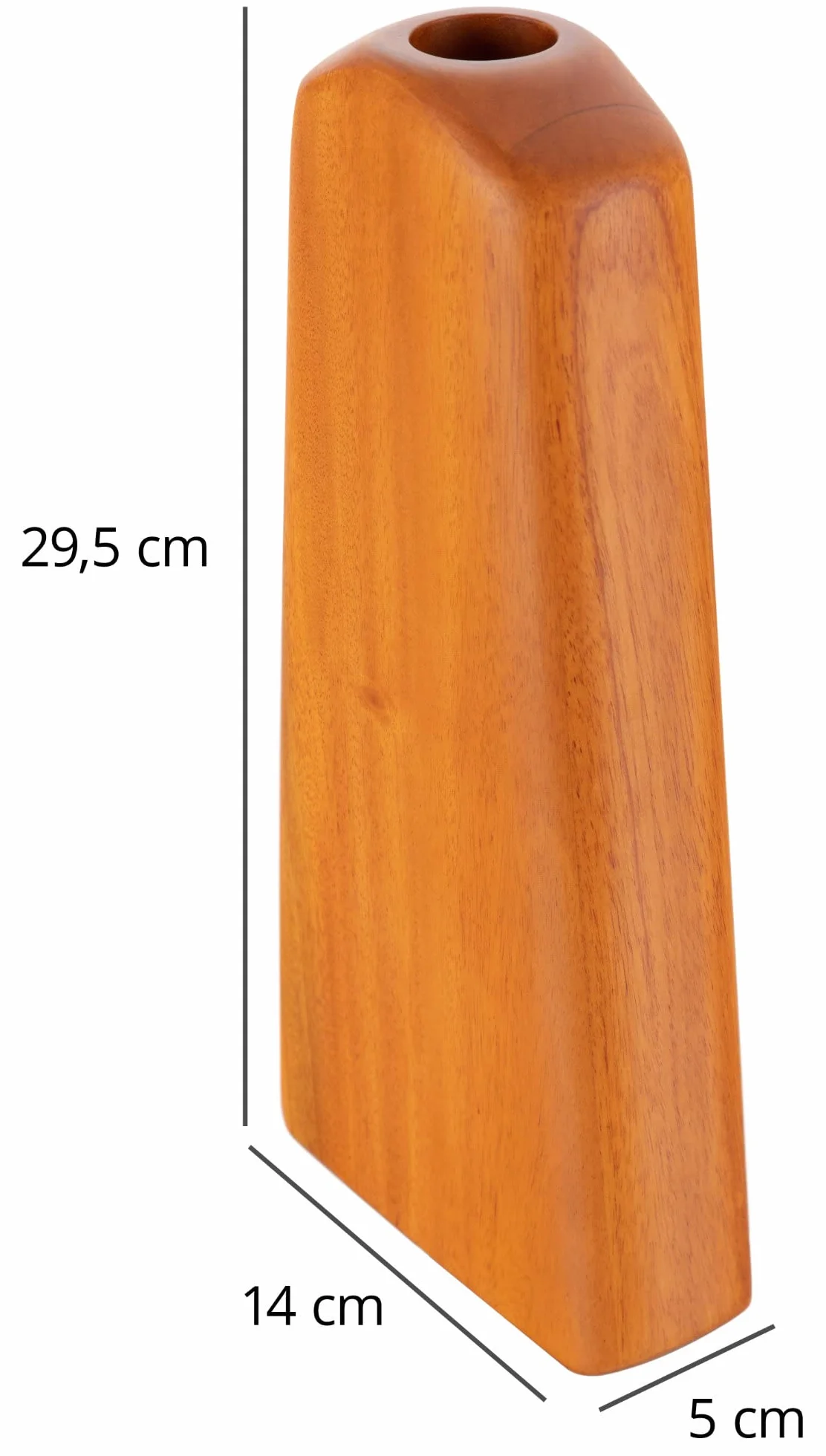 Classic Cantabile TD-1 Travel Didgeridoo 30 cm bois d'acajou laqué son authentique