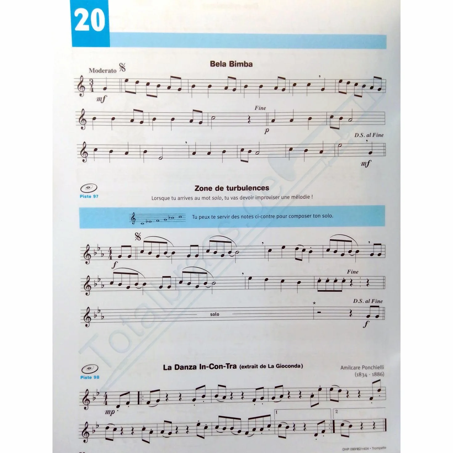 Écouter, Lire & Jouer 1 Trompètte + accès audio + Chiffon microfibre