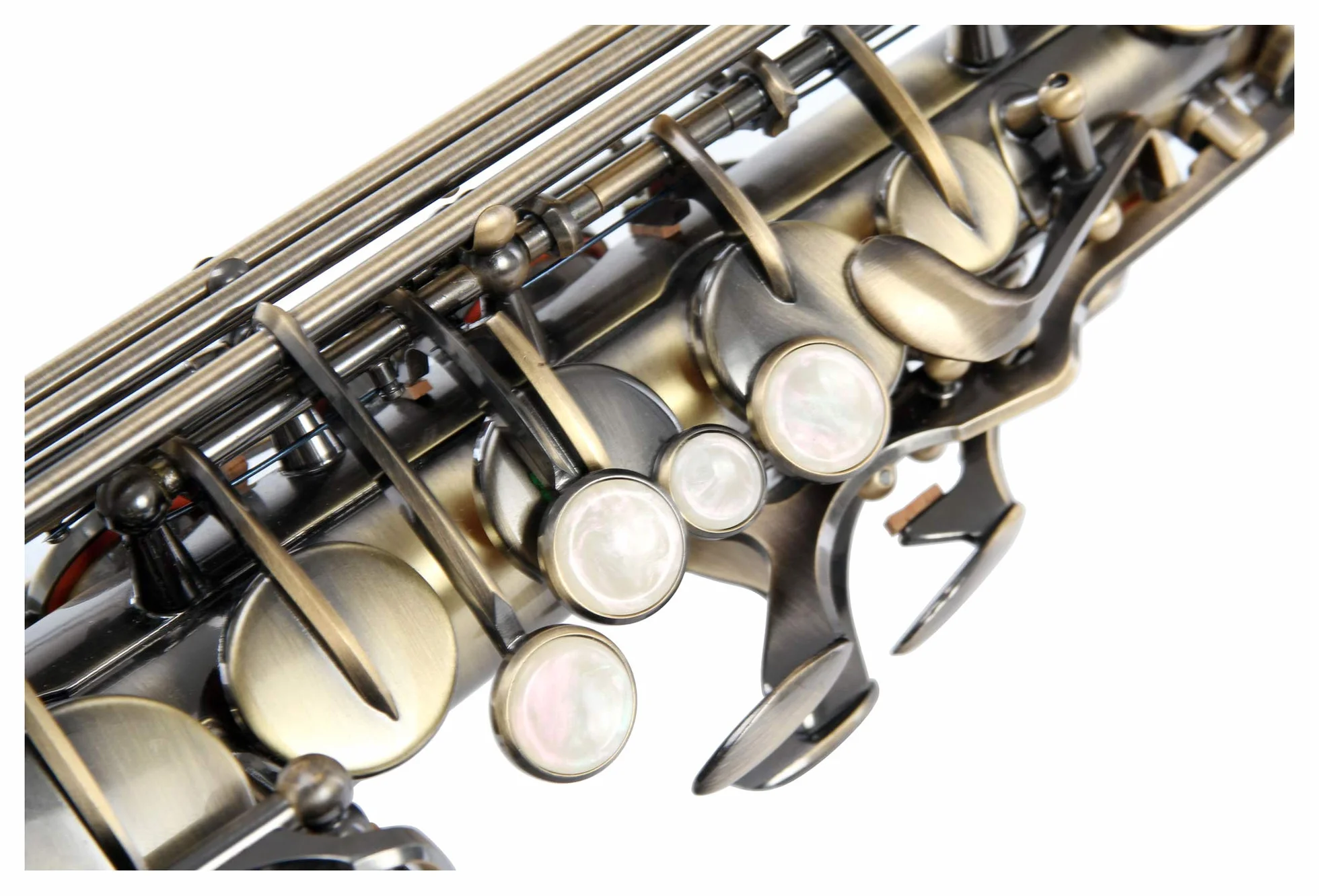 Classic Cantabile AS-450 Saxophone Alto Antique Yellow Eb Pack Économique 10 Anches