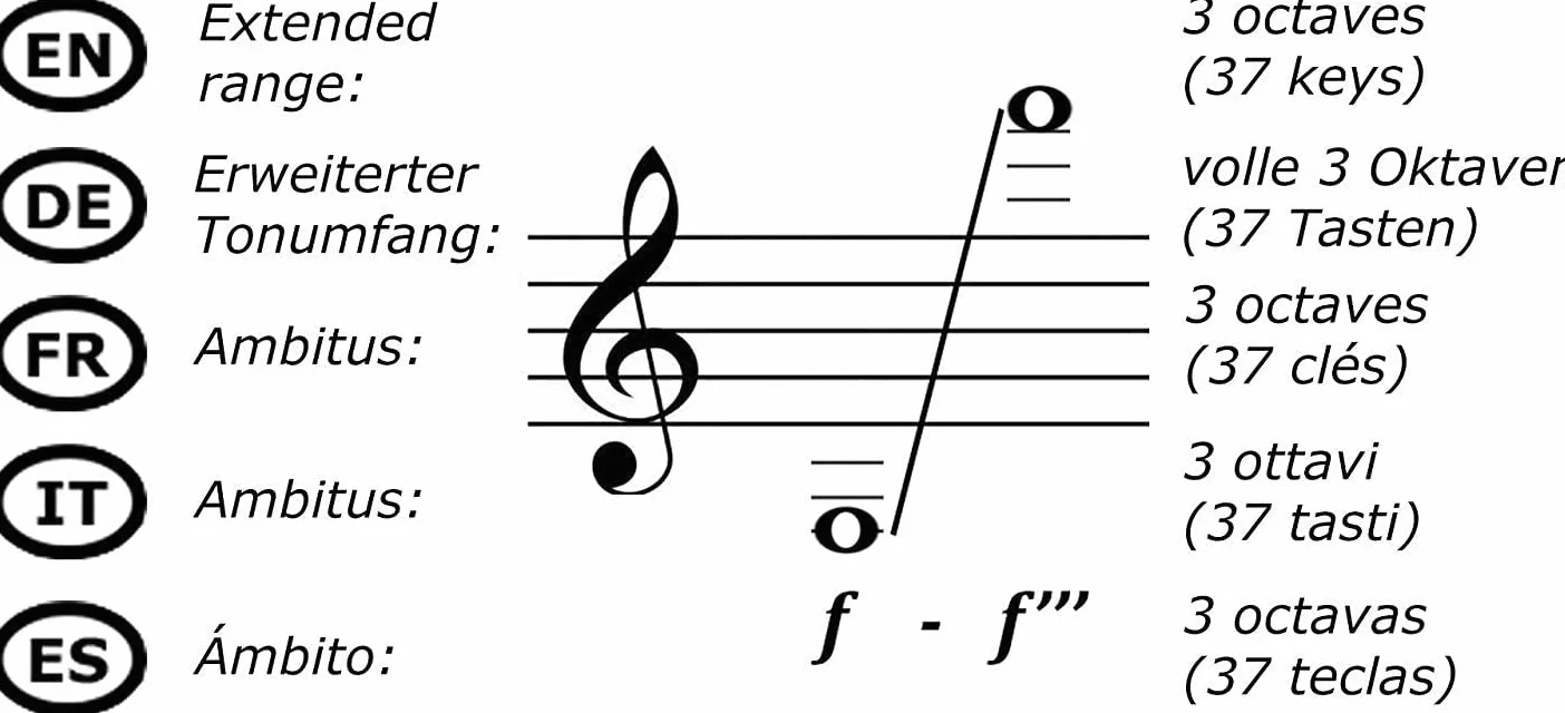 Mélodica 37 touches TMD-137A avec embouchure et étui